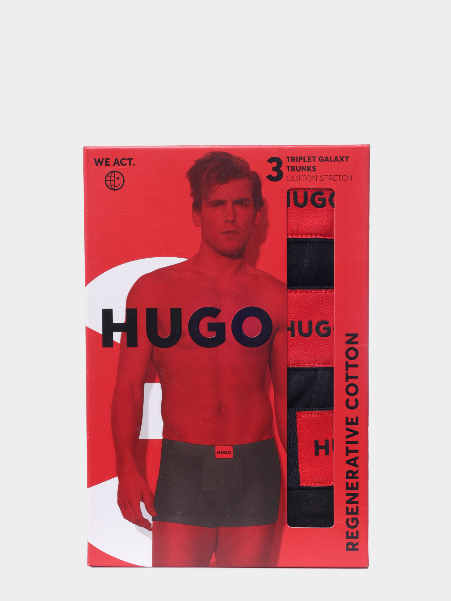 Трусы комплект Hugo 50532797 001 хлопковые мужские — купить в интернет-магазине Verdistore