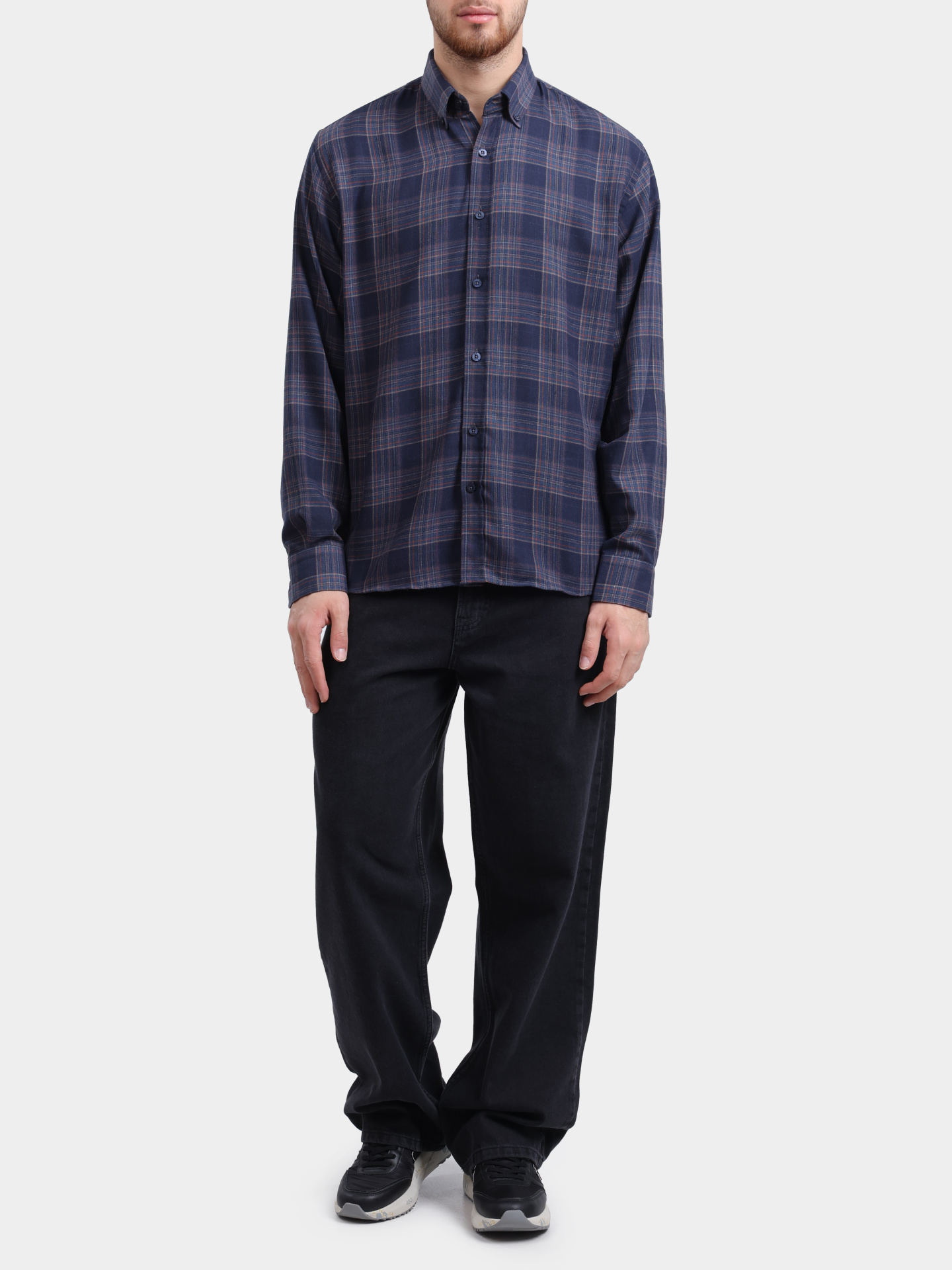 Рубашка Pantamo 4320-308-12 клетчатая мужская — купить в интернет-магазине Verdistore