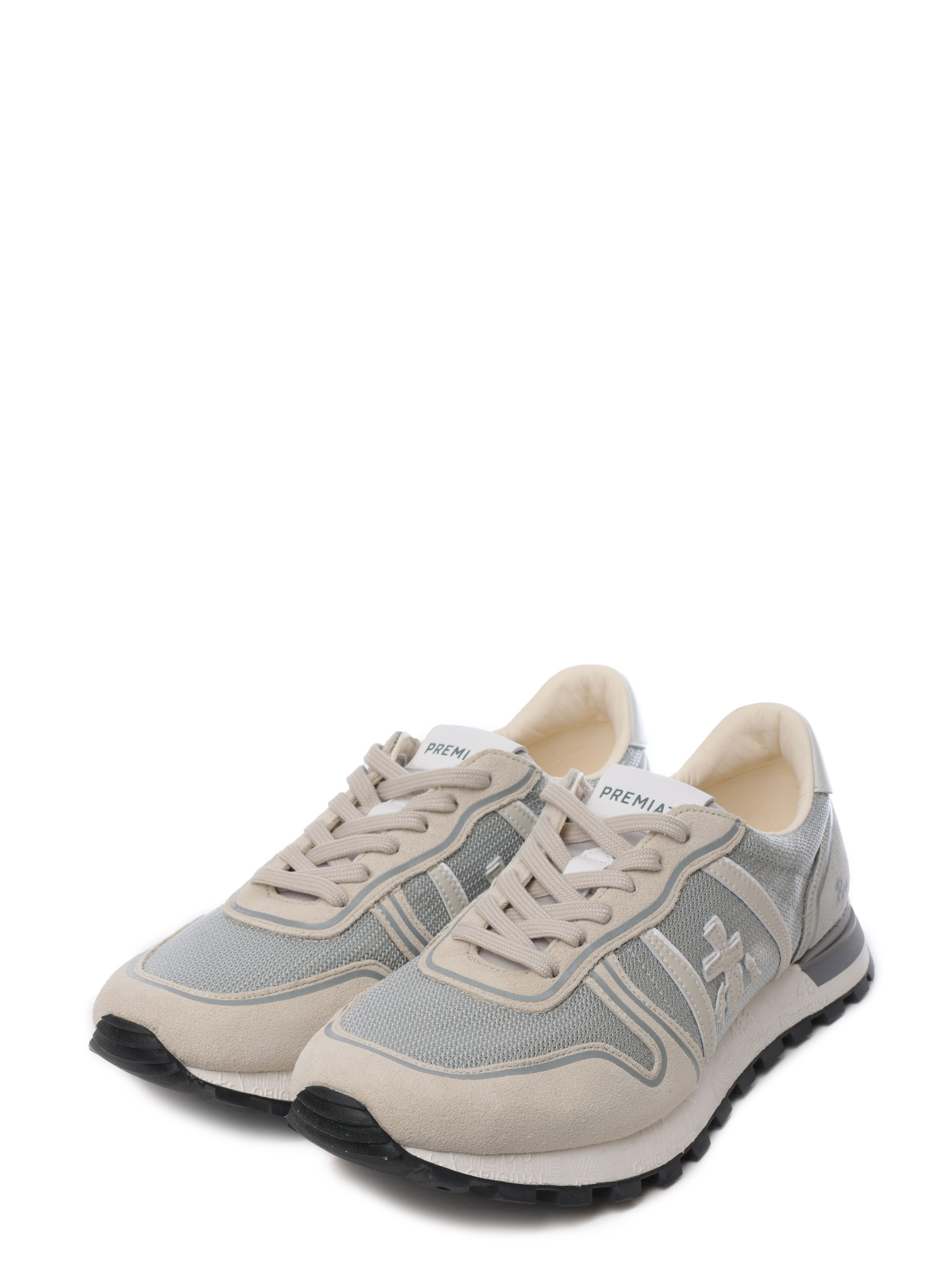 Кроссовки комбинированные с приподнятым носком и логотипом сбоку — купить в интернет-магазине Verdistore