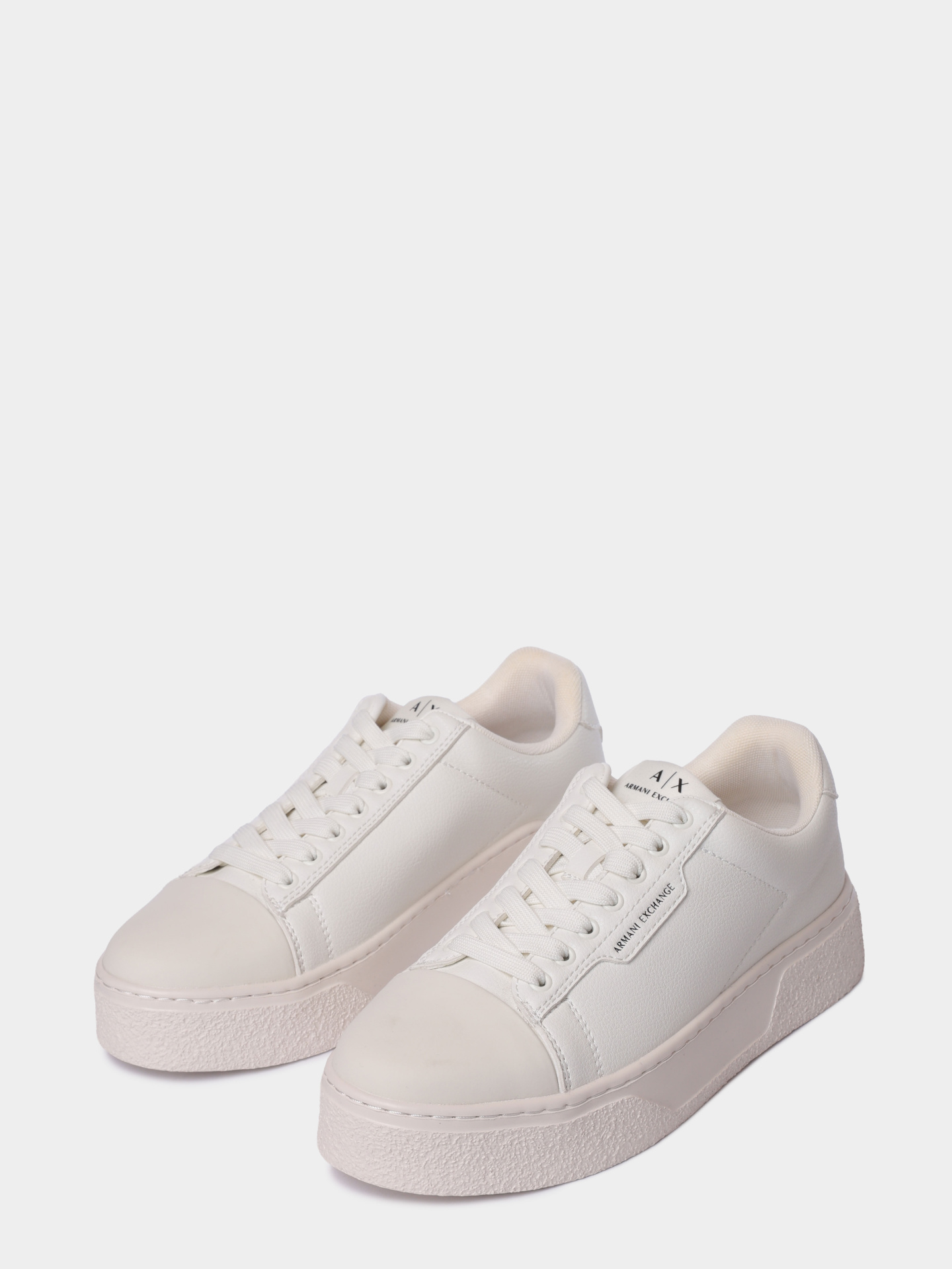 Кеды Armani Exchange XM001666 AF19143 M0029 молочные мужские — купить в интернет-магазине Verdistore