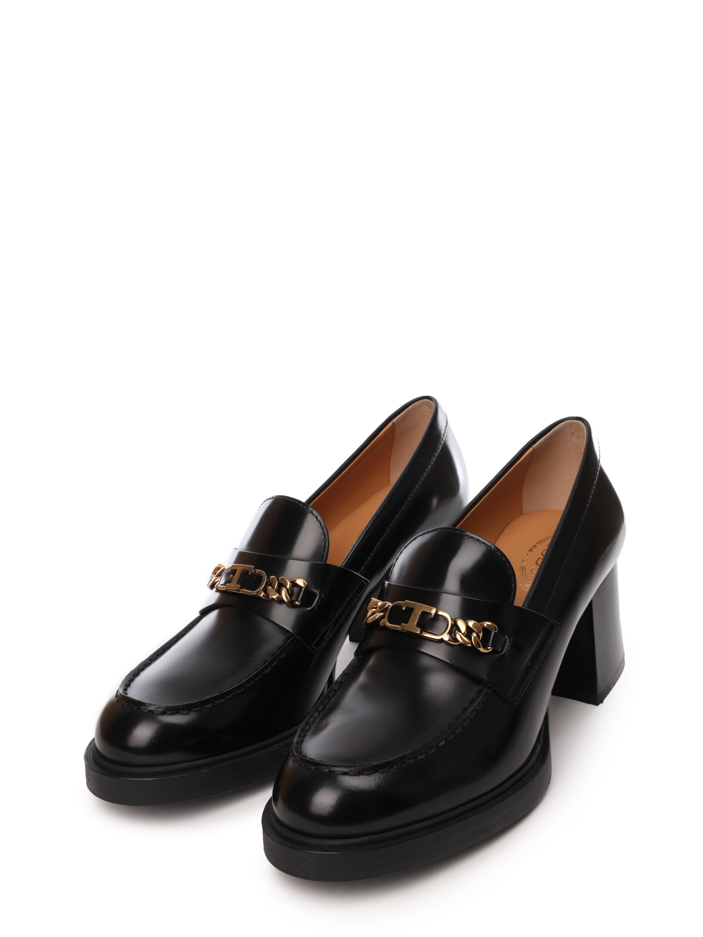 Туфли XXW99K0IB30AKT B999 черные на каблуке — купить в интернет-магазине Verdistore