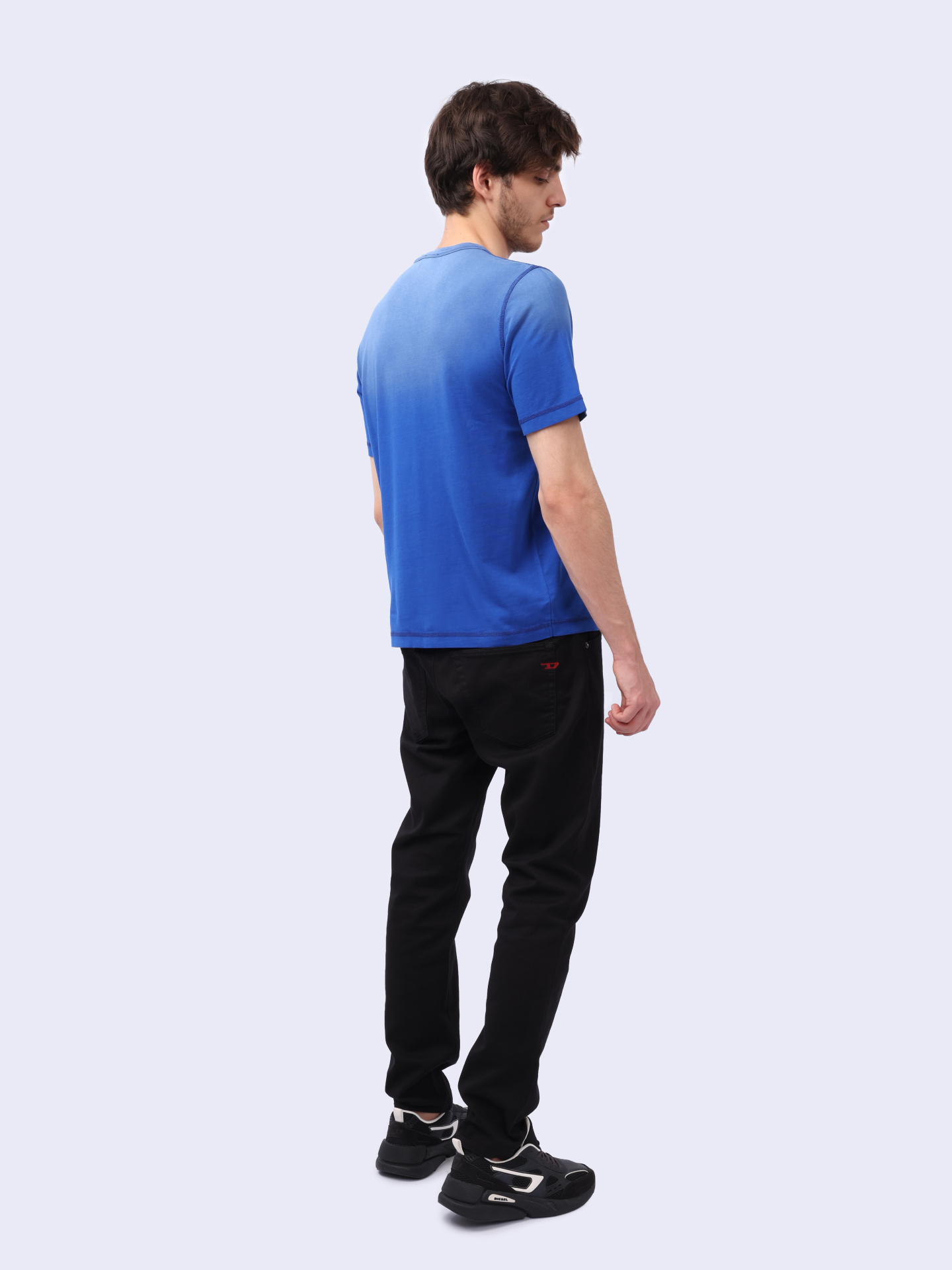 Футболка Diesel A14020-0AJDD-89V хлопковая мужская с логотипом — купить в интернет-магазине Verdistore