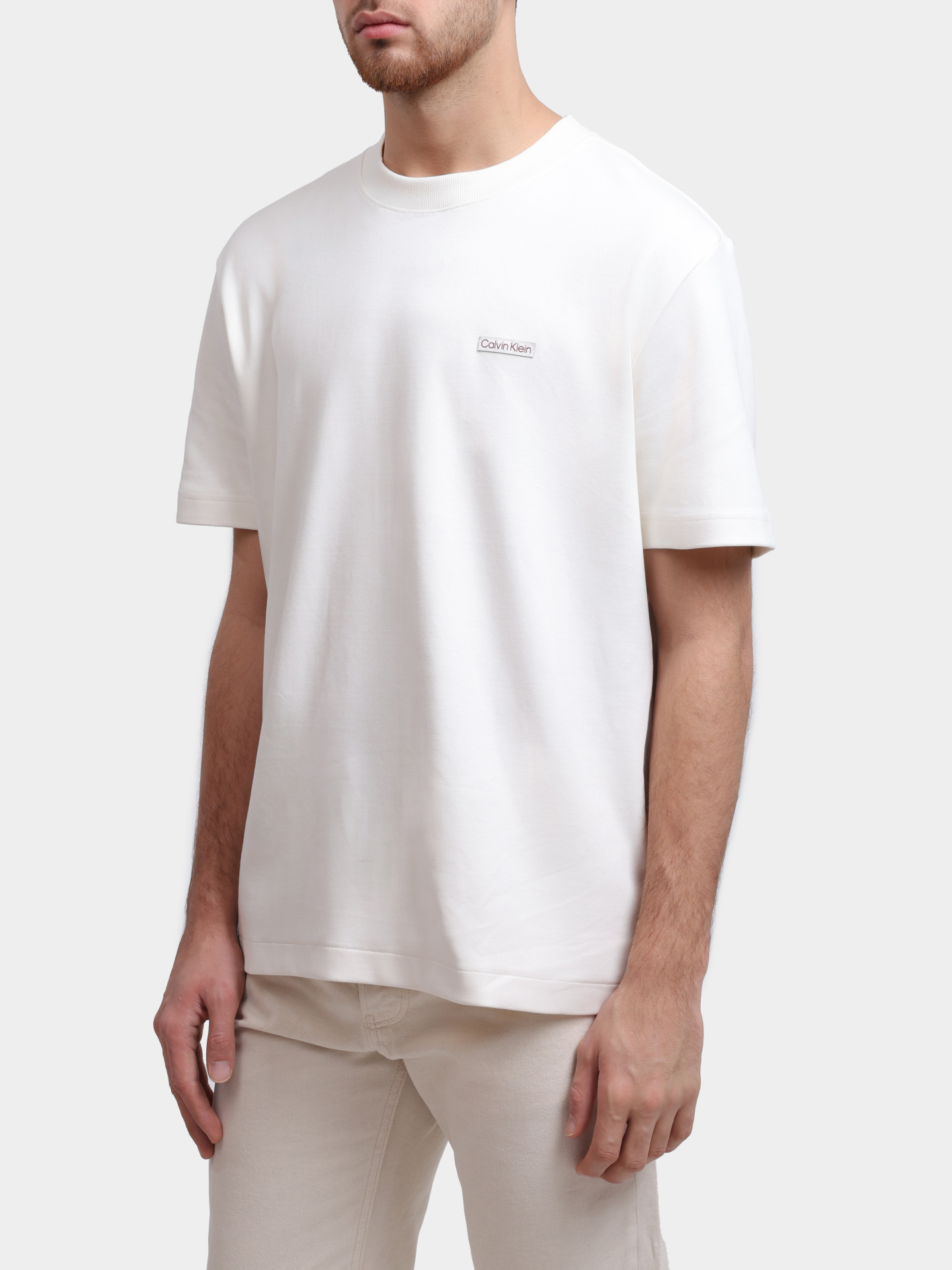 Футболка Calvin Klein Jeans J30J327234 YAS хлопковая мужская — купить в интернет-магазине Verdistore