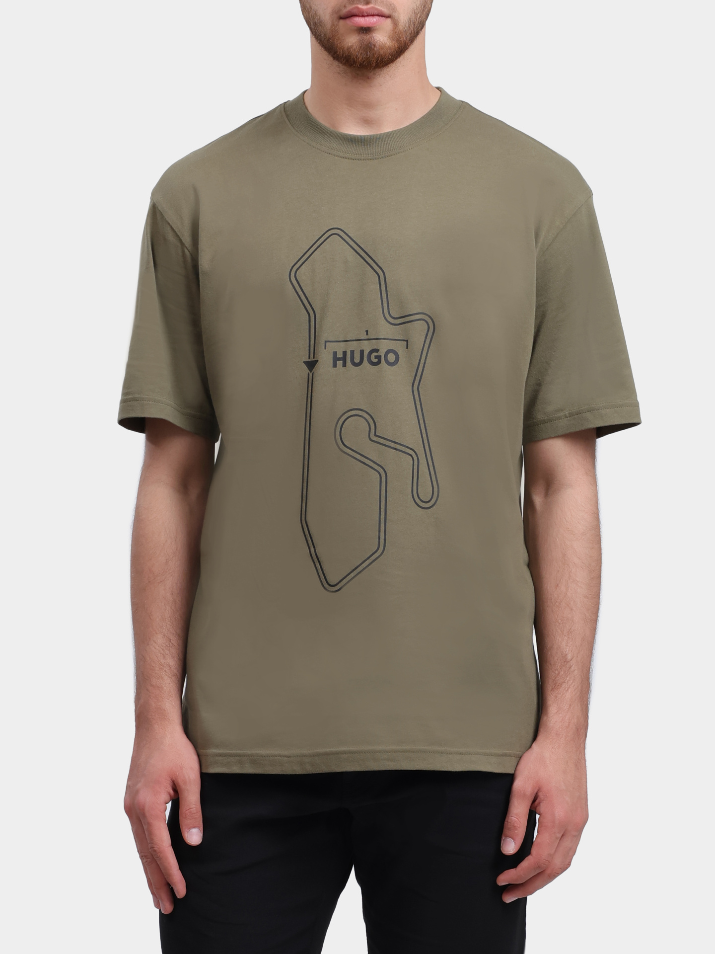 Футболка Hugo 50531757 389 хлопковая мужская — купить в интернет-магазине Verdistore