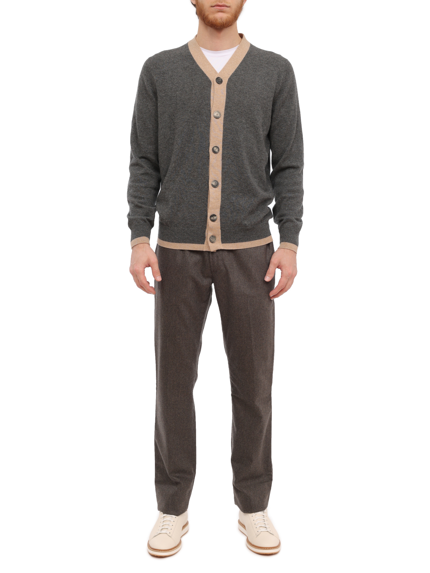 Кардиган Brunello Cucinelli M2212306 кашемировый мужской — купить в интернет-магазине Verdistore