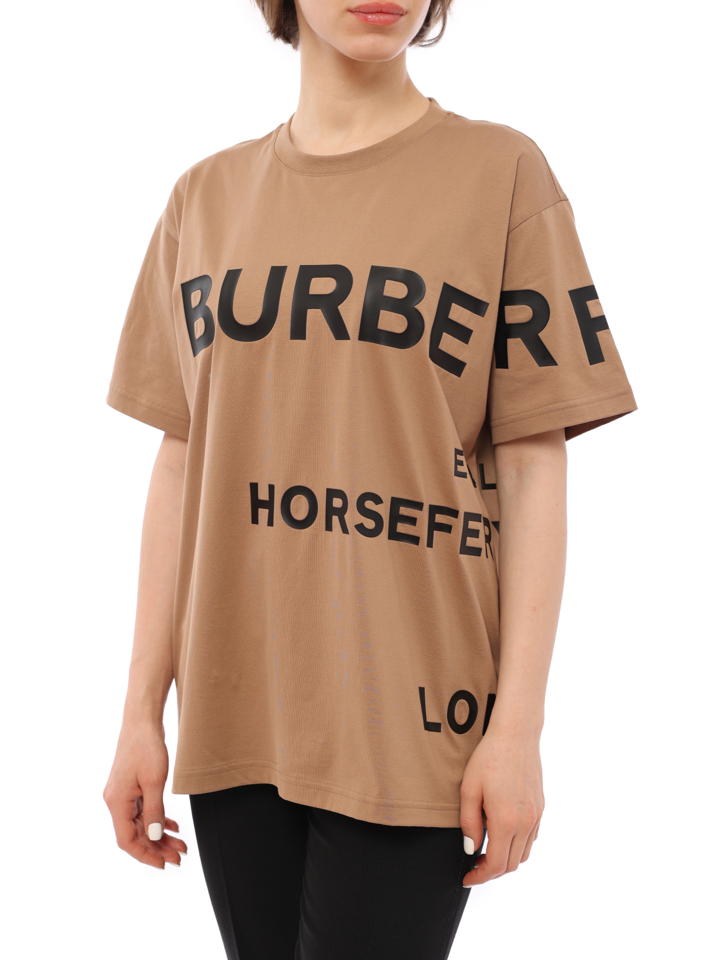Футболка Burberry 8048927 A1420 хлопковая женская — купить в интернет-магазине Verdistore