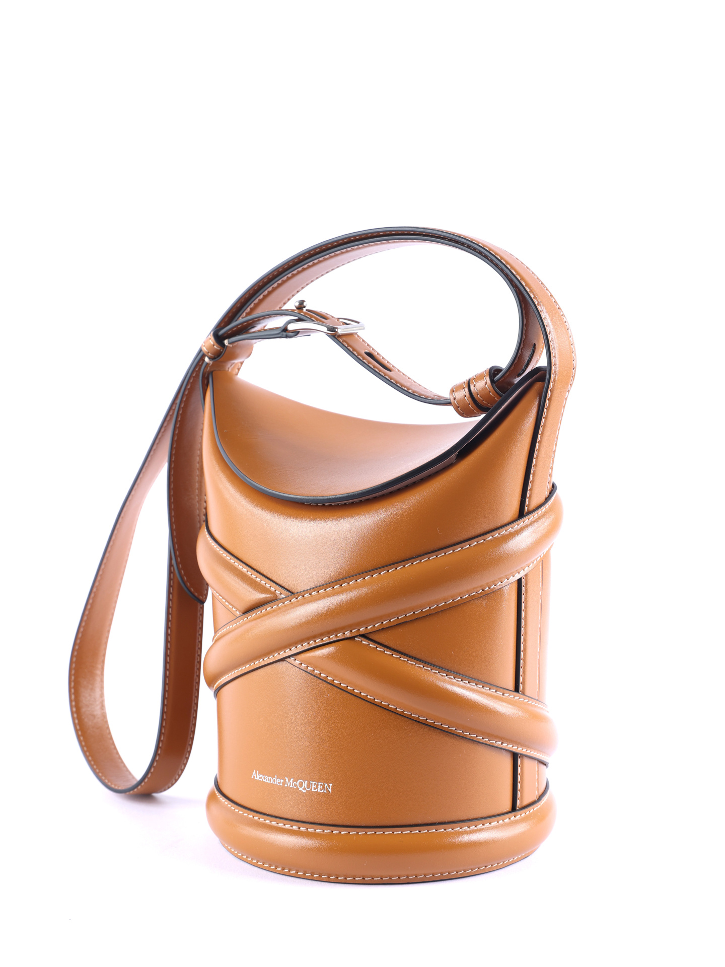 Сумка Alexander McQueen 656467-1YB40-2002 рыжая женская — купить в интернет-магазине Verdistore