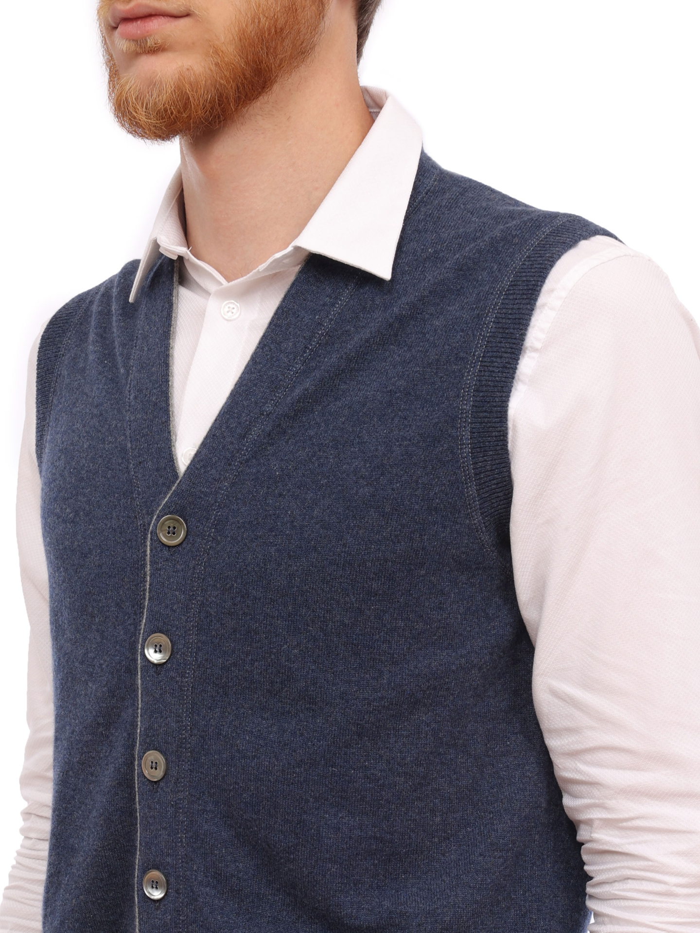 Жилет Brunello Cucinelli M2229207 трикотажный мужской — купить в интернет-магазине Verdistore