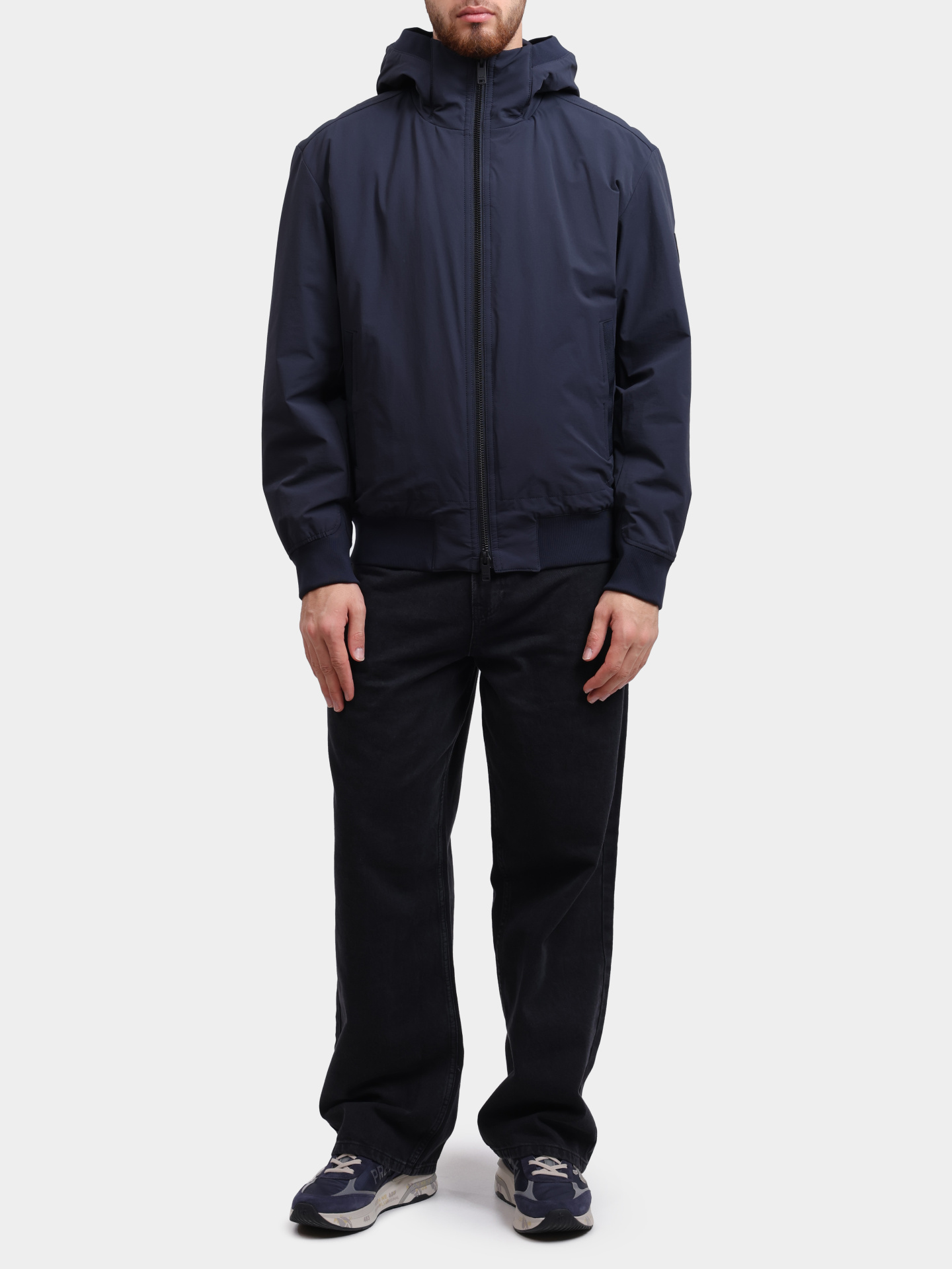 Куртка Boss Opioneer 10262577 01 50547554 404 темно-синяя мужская — купить в интернет-магазине Verdistore