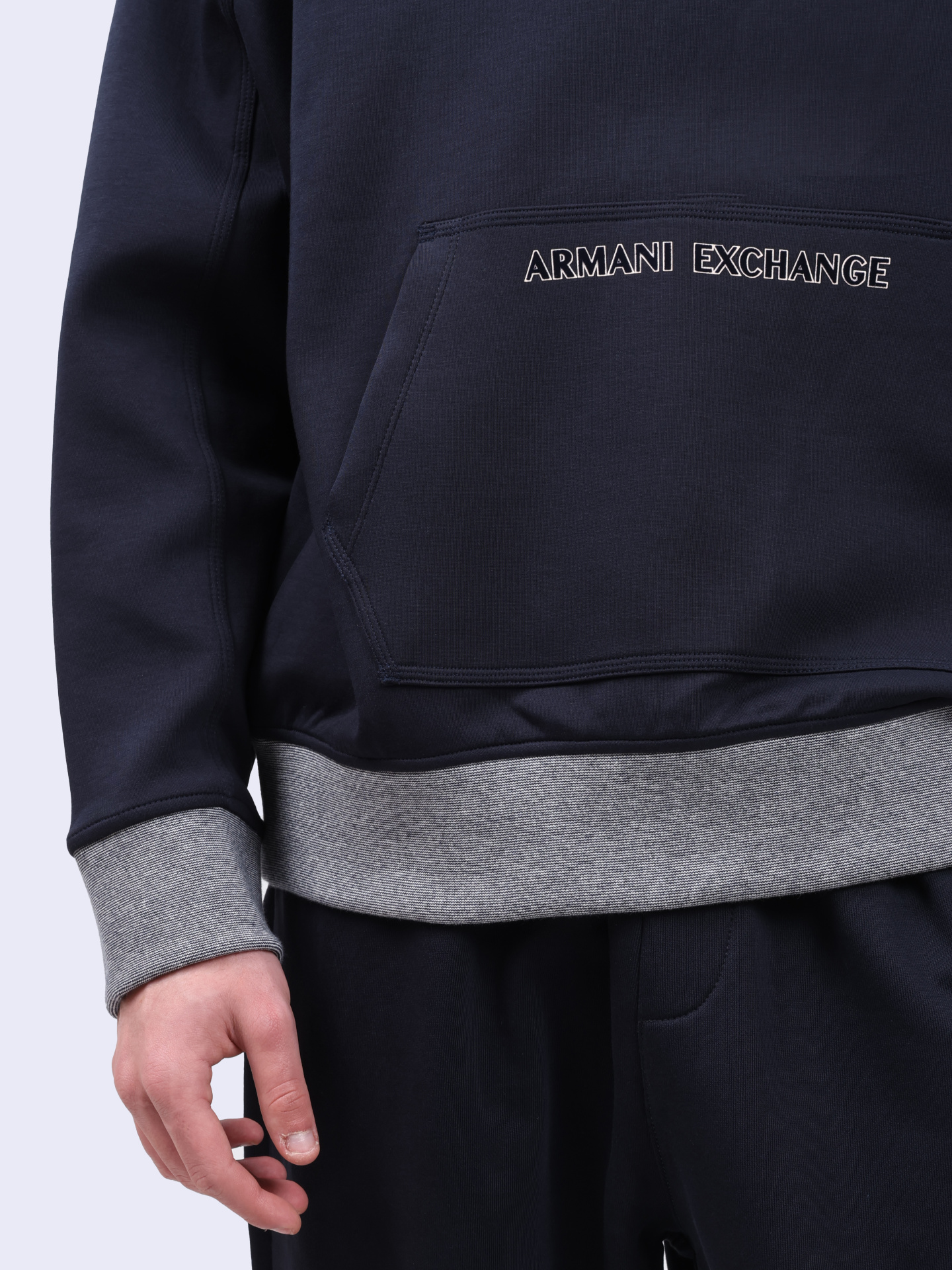 Худи Armani Exchange 6DZMJH ZJZGZ 1510 комбинированное мужское — купить в интернет-магазине Verdistore