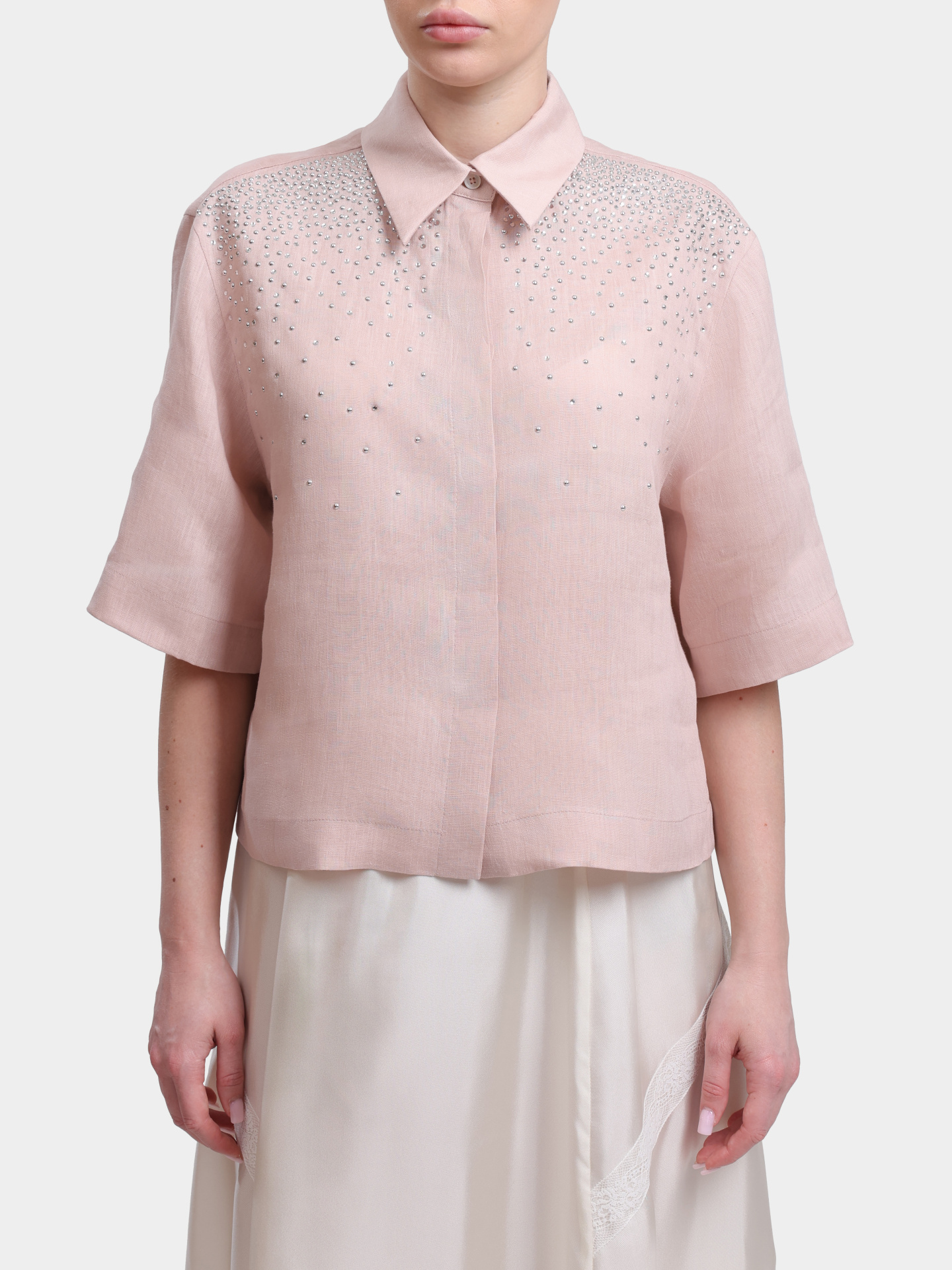 Рубашка MARELLA MLSORIGINE 001 льняная женская — купить в интернет-магазине Verdistore