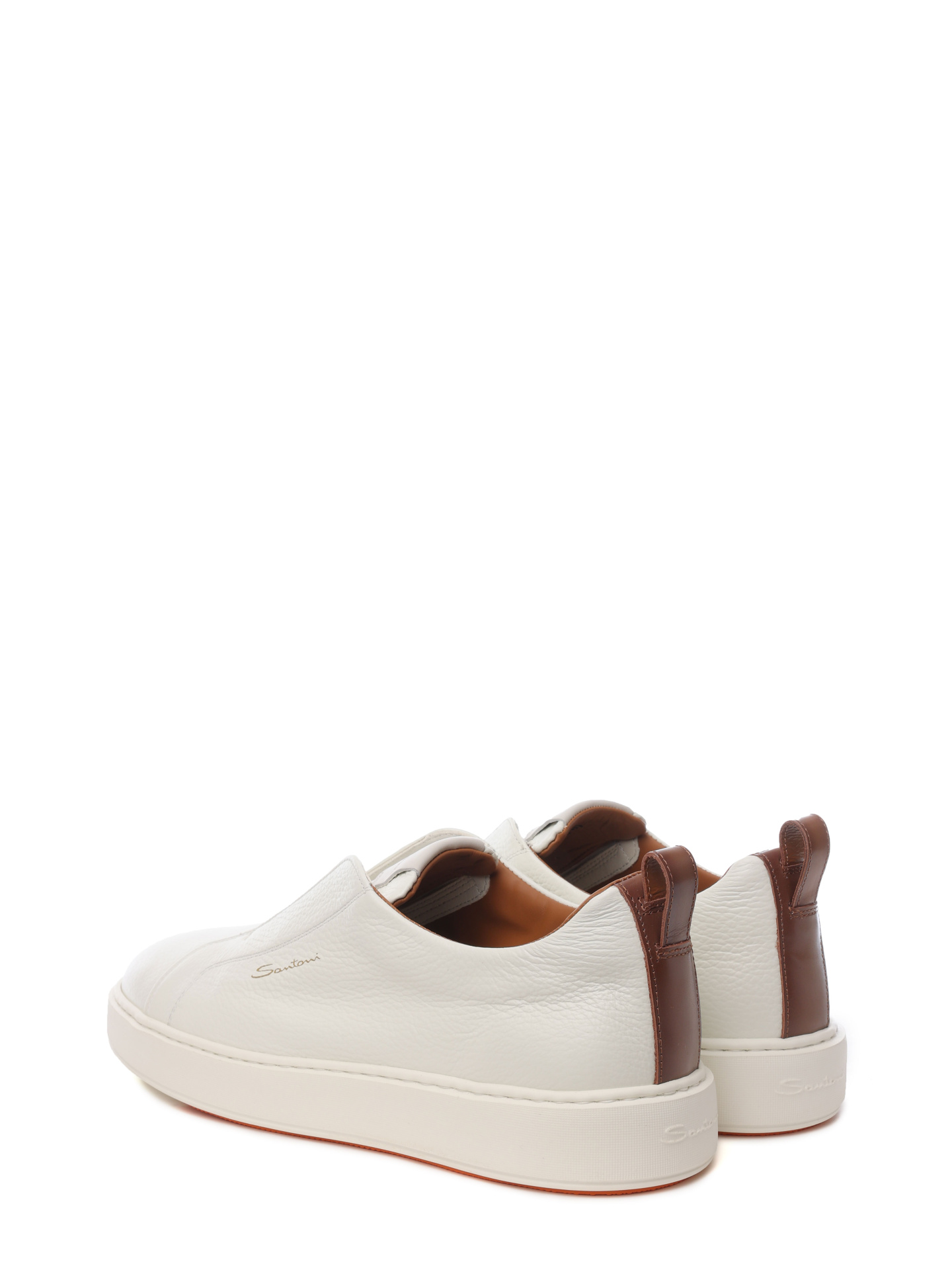 Кеды белые кожаные на белой подошве без шнуровки — купить в интернет-магазине Verdistore