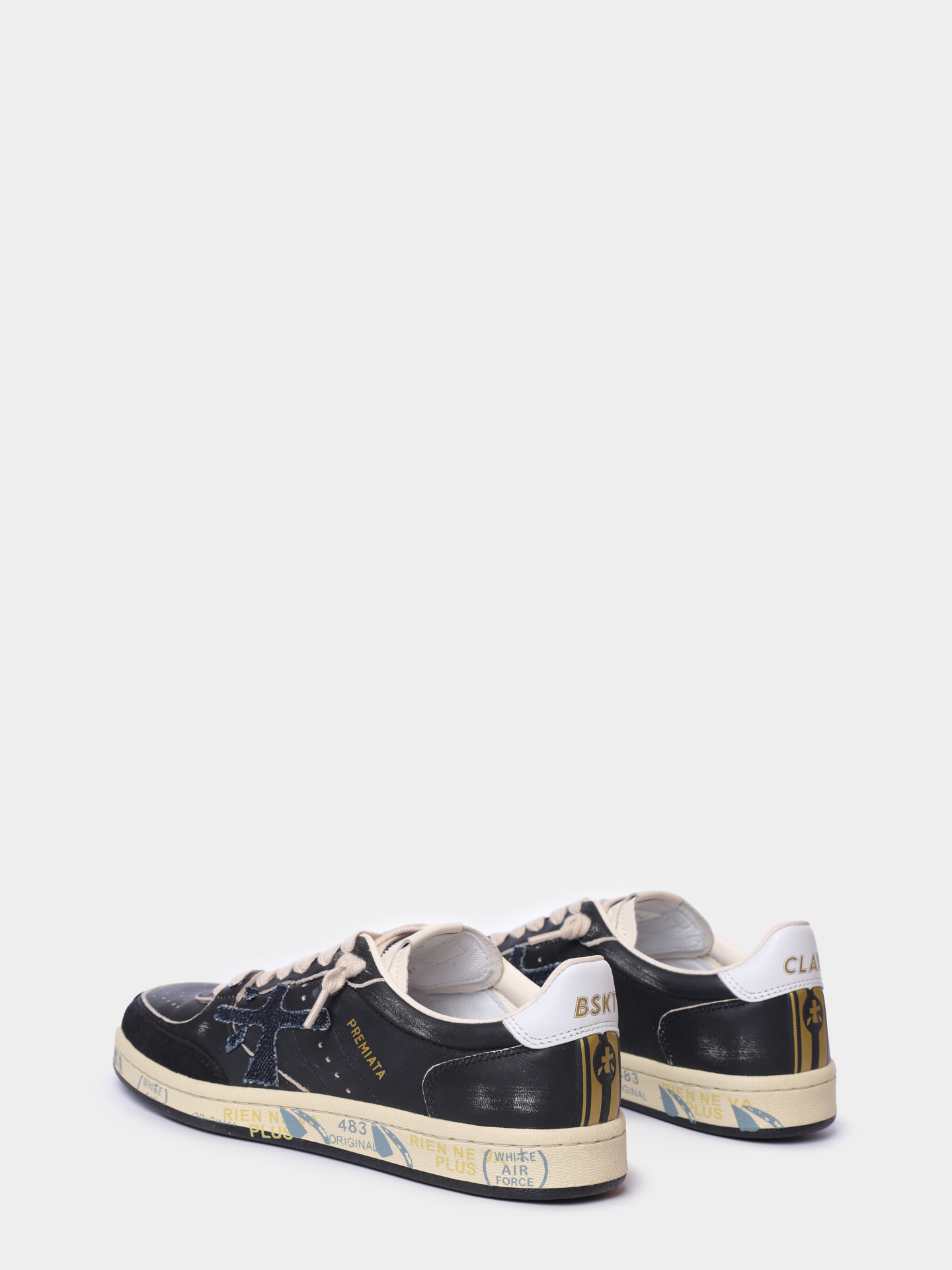 Кеды Premiata BSKTCLAYD VAR 6924 кожаные женские — купить в интернет-магазине Verdistore