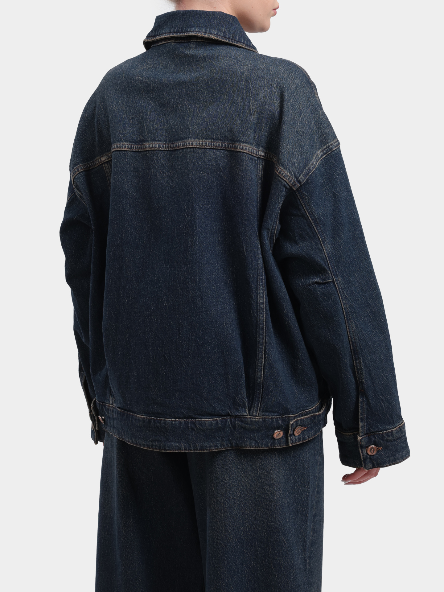 Куртка 1427-1560-02 синяя джинсовая женская — купить в интернет-магазине Verdistore