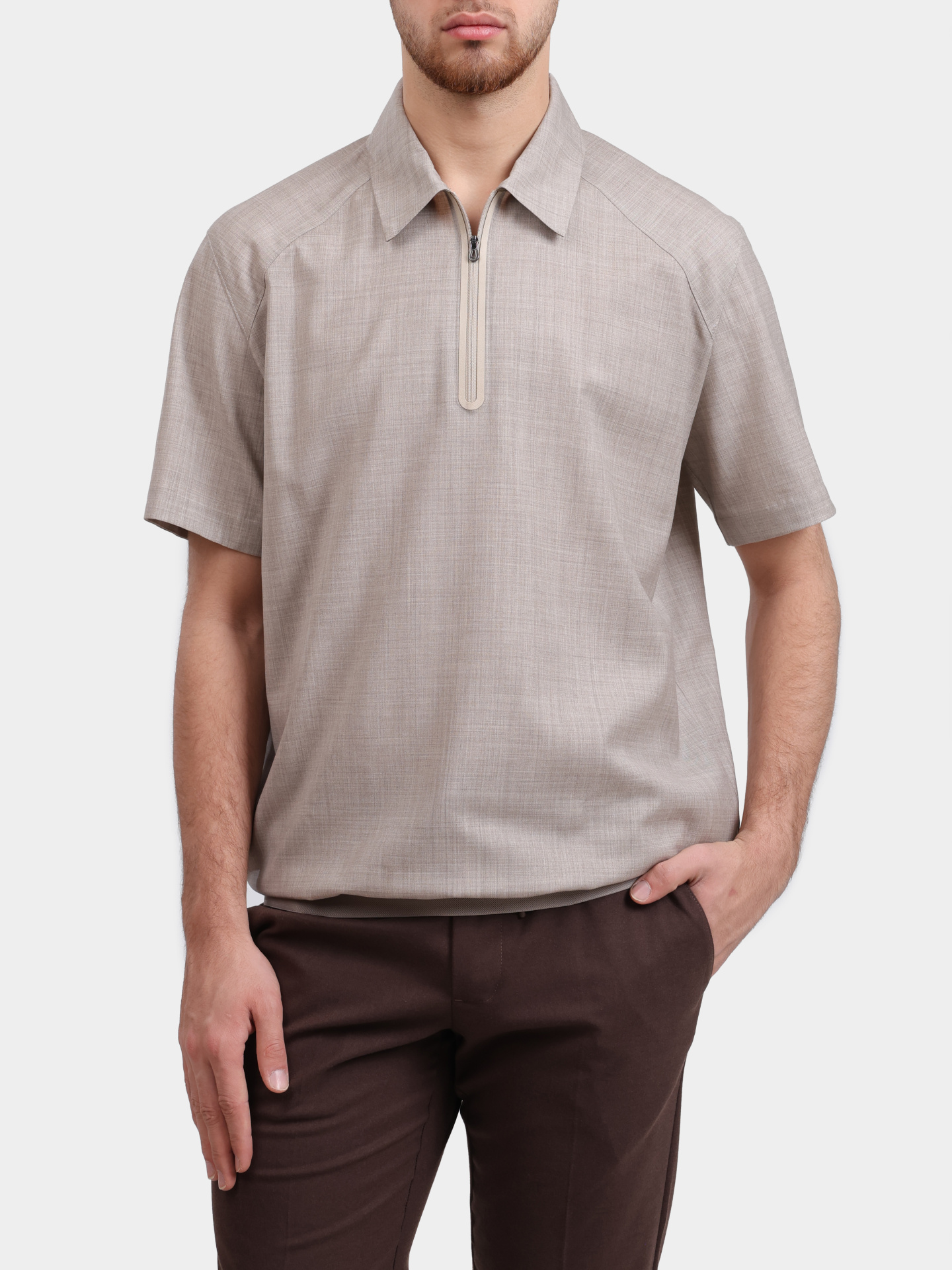 Поло Sease TP034TN517 X34 светло-бежевое мужское  — купить в интернет-магазине Verdistore