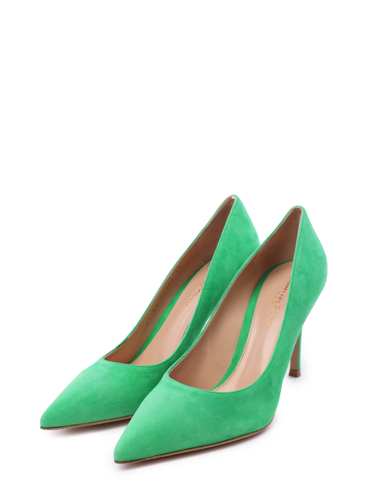 Туфли Gianvito Rossi G24580.85RIC.CAMGREE замшевые женские — купить в интернет-магазине Verdistore
