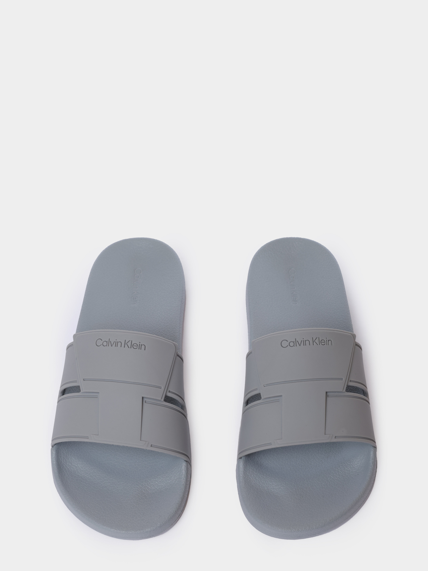 Шлепанцы Calvin Klein HM0HM01752 PDQ серые мужские — купить в интернет-магазине Verdistore