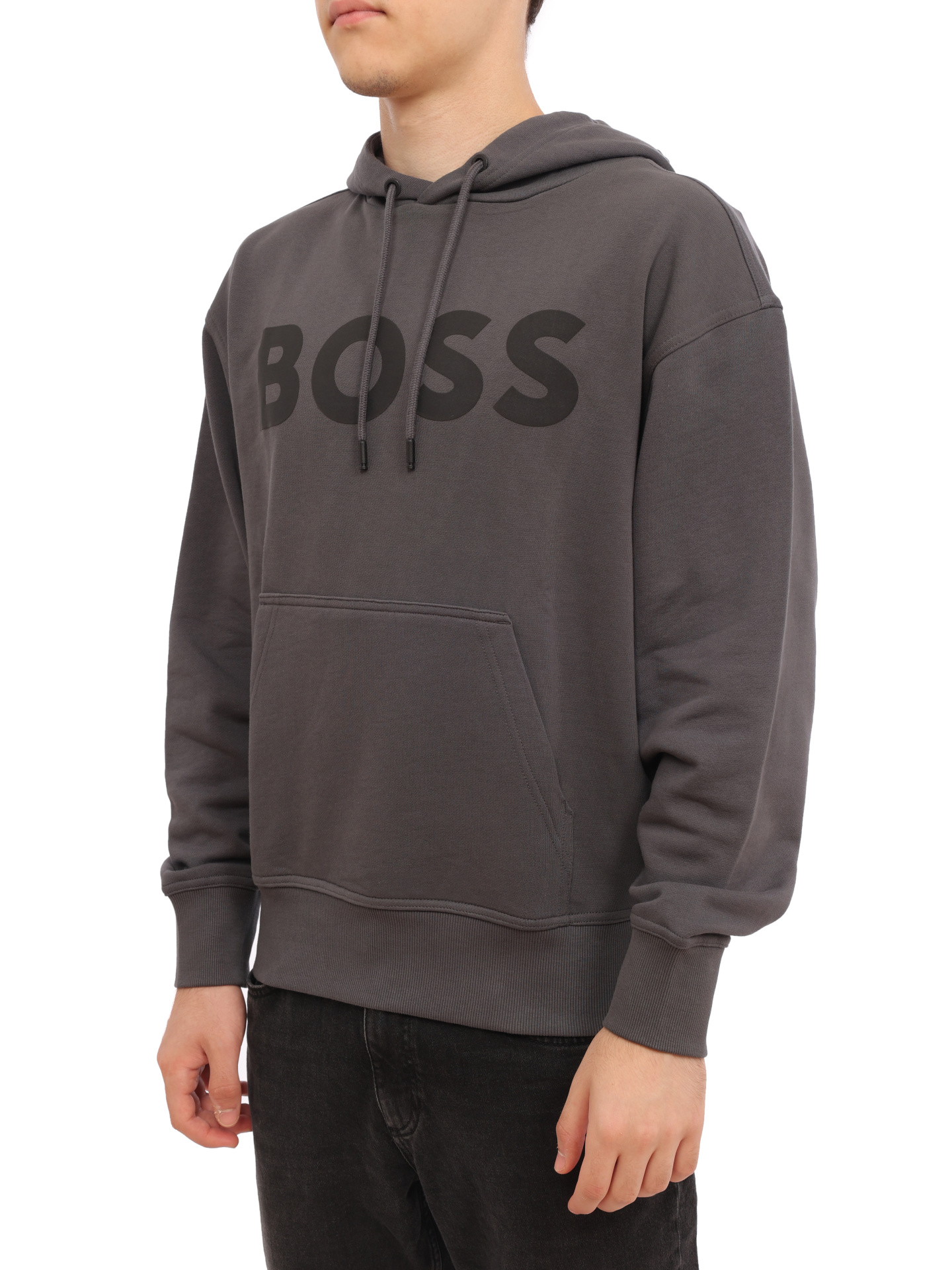 Толстовка Boss 50487134 022 хлопковая мужская с логотипом — купить в интернет-магазине Verdistore