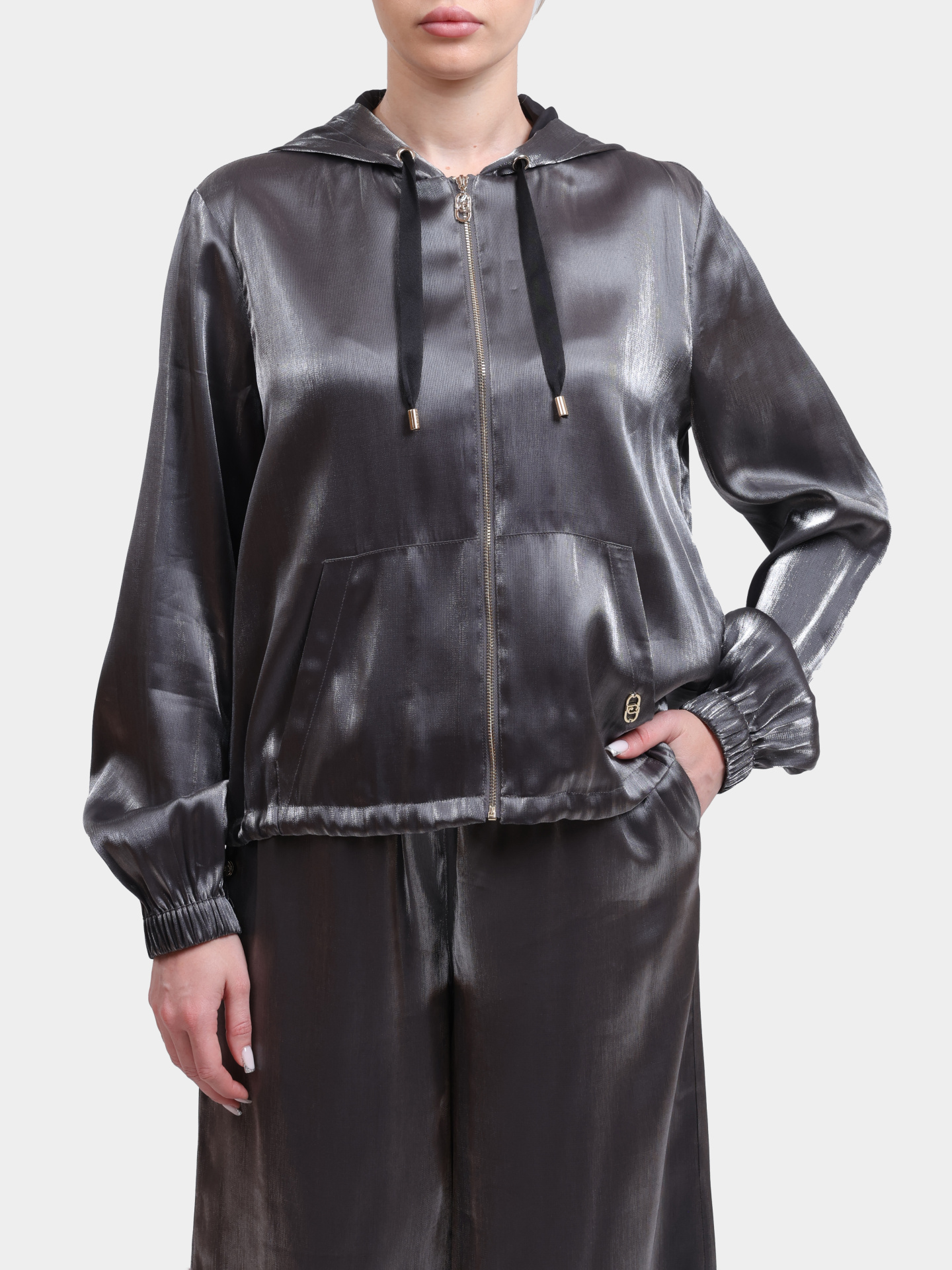 Мастерка TA6004 T322A A4377 серая женская  — купить в интернет-магазине Verdistore