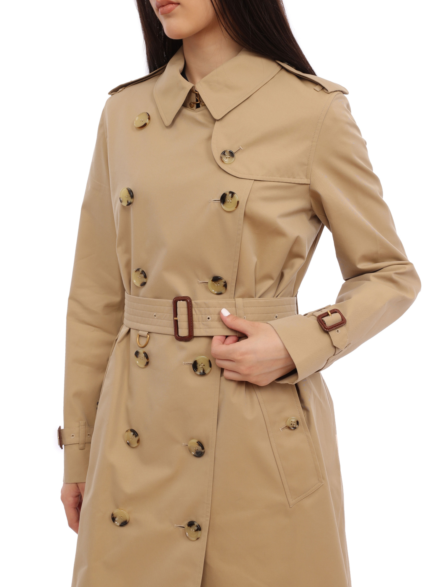 Тренч Burberry 8045288 A1366 бежевый женский — купить в интернет-магазине Verdistore