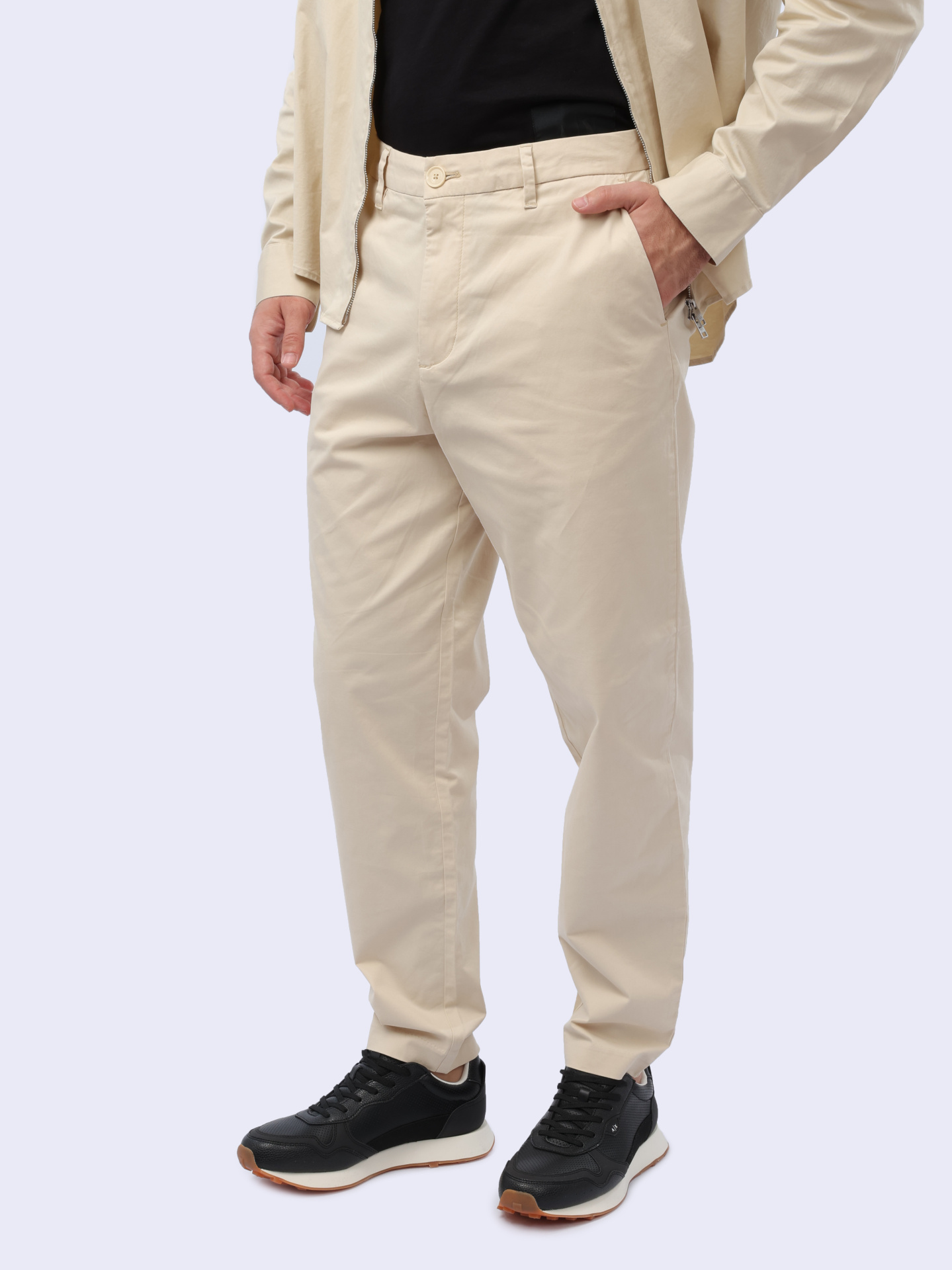 Брюки Armani Exchange 3DZP07 ZN3TZ 1792 бежевые мужские — купить в интернет-магазине Verdistore
