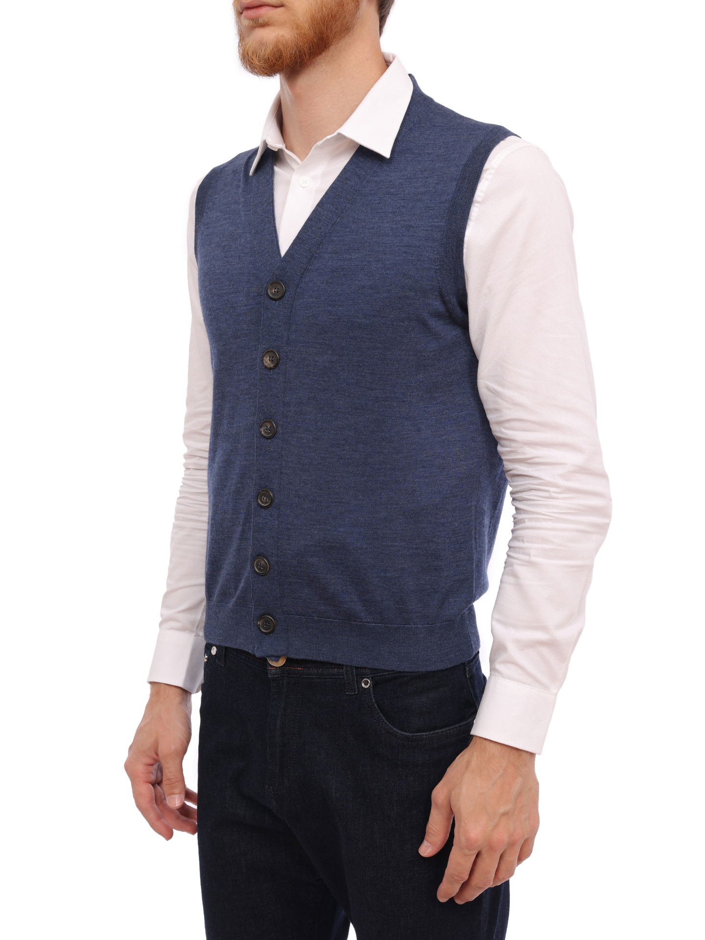 Жилет Brunello Cucinelli M2482067 трикотажный мужской — купить в интернет-магазине Verdistore