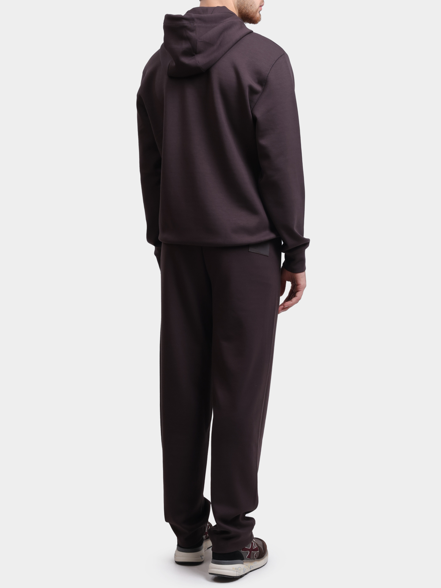 Худи EA7 7X000131 AF13790 U6031 коричневое мужское — купить в интернет-магазине Verdistore