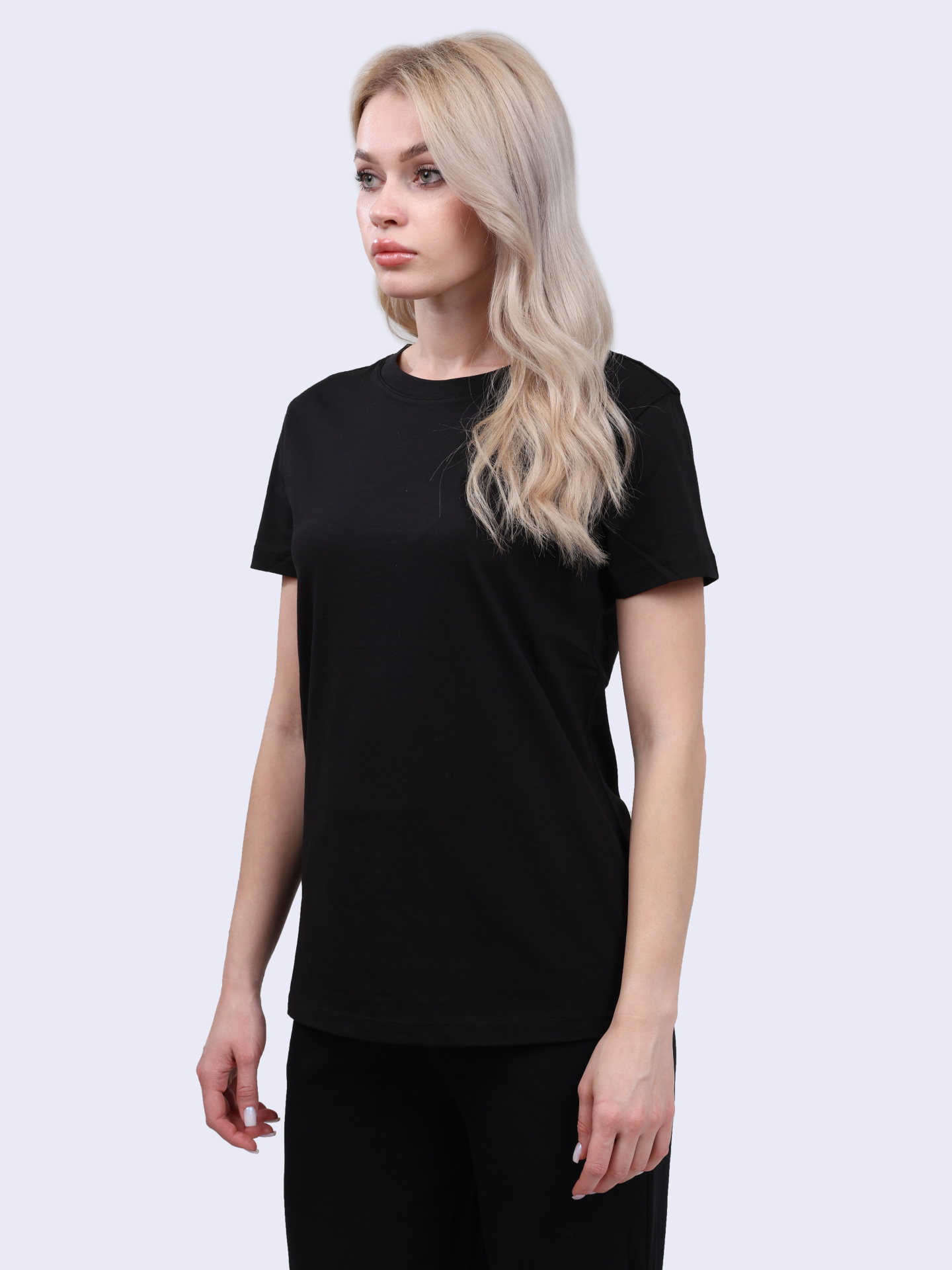 Футболка Armani Exchange 6DYT47 YJDGZ 1200 черная женская хлопковая — купить в интернет-магазине Verdistore