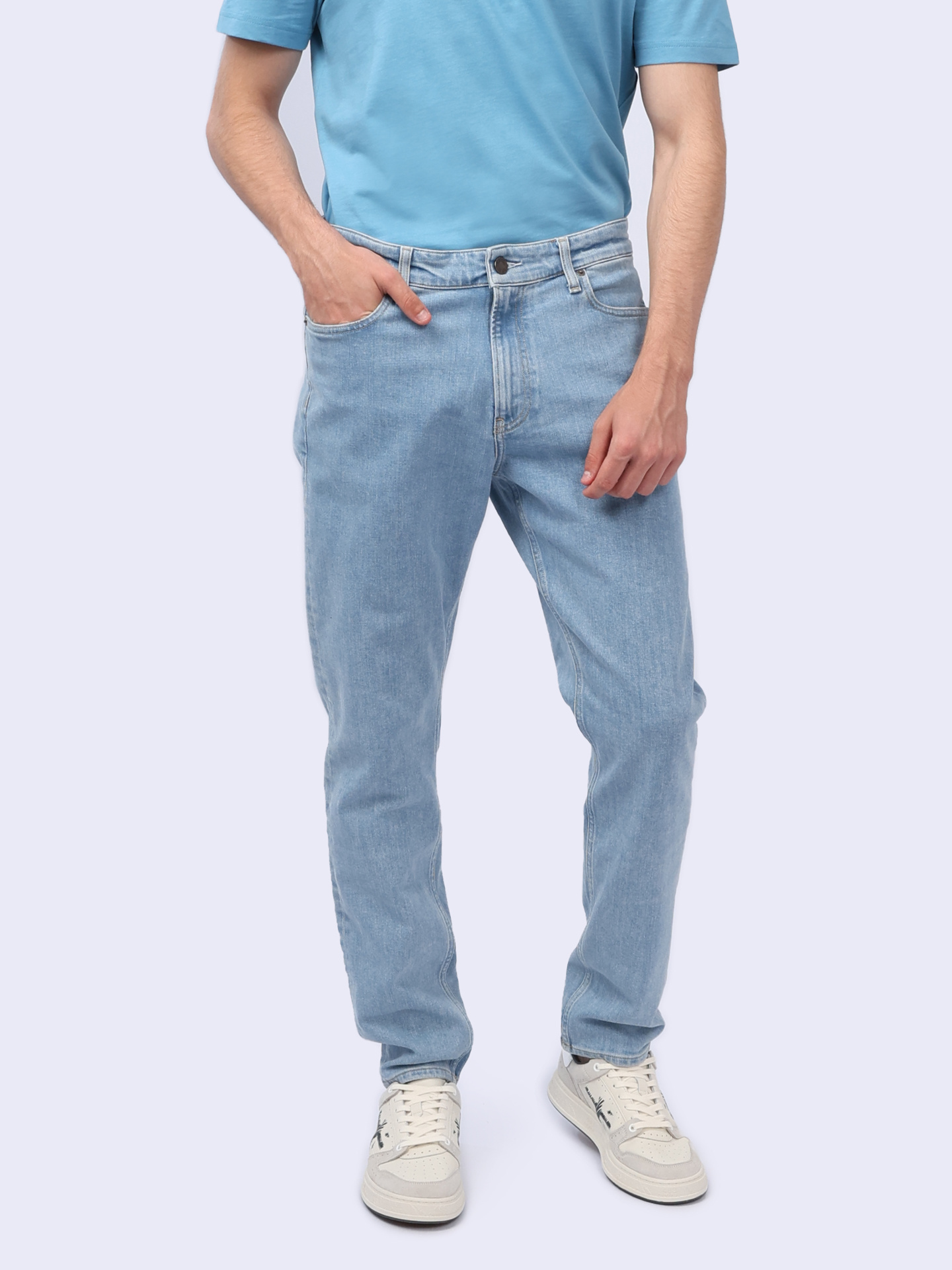 Джинсы Calvin Klein K10K11286332 1AA голубые мужские — купить в интернет-магазине Verdistore