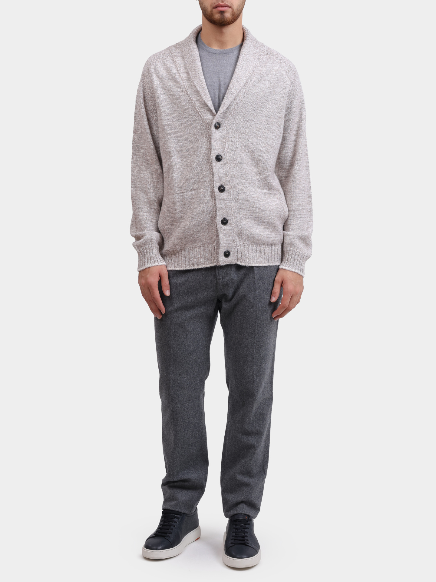 Кардиган Mauro Ottaviani D21304 D201 бежевый мужской — купить в интернет-магазине Verdistore