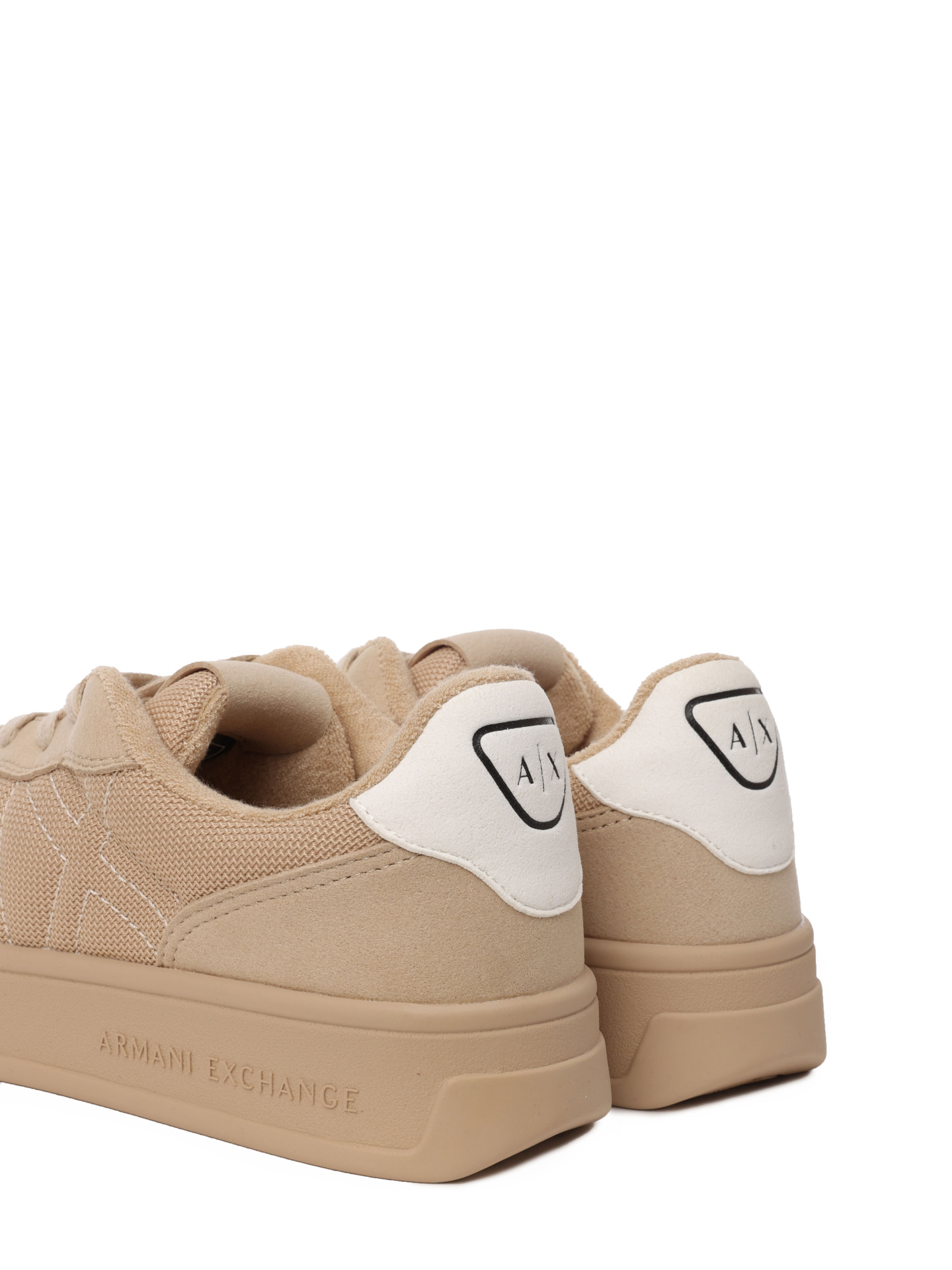 Кеды Armani Exchange XUX148 XV804 00117 бежевые мужские — купить в интернет-магазине Verdistore