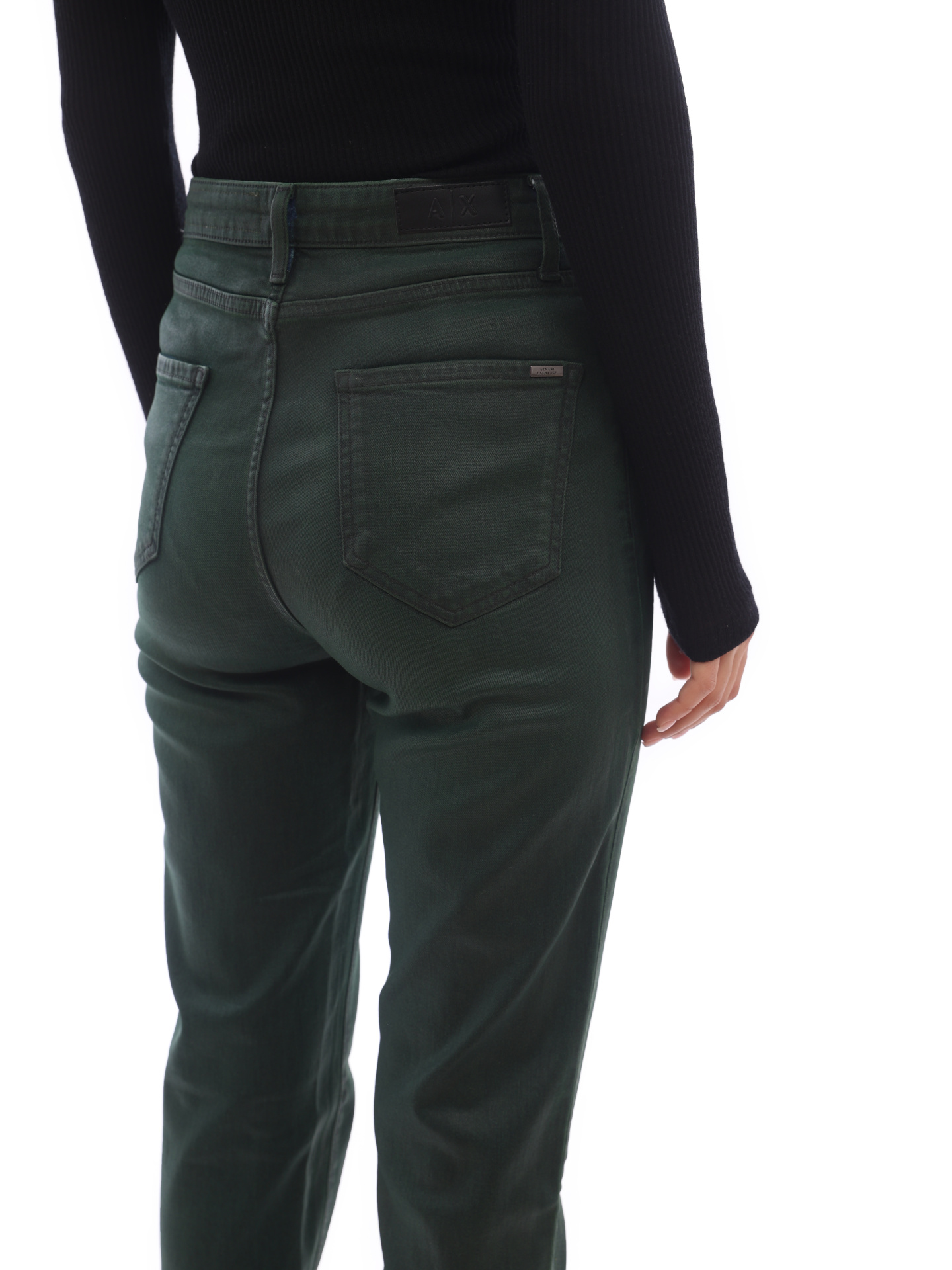 Джинсы Armani Exchange 6GYJ06 1844 зеленые женские — купить в интернет-магазине Verdistore
