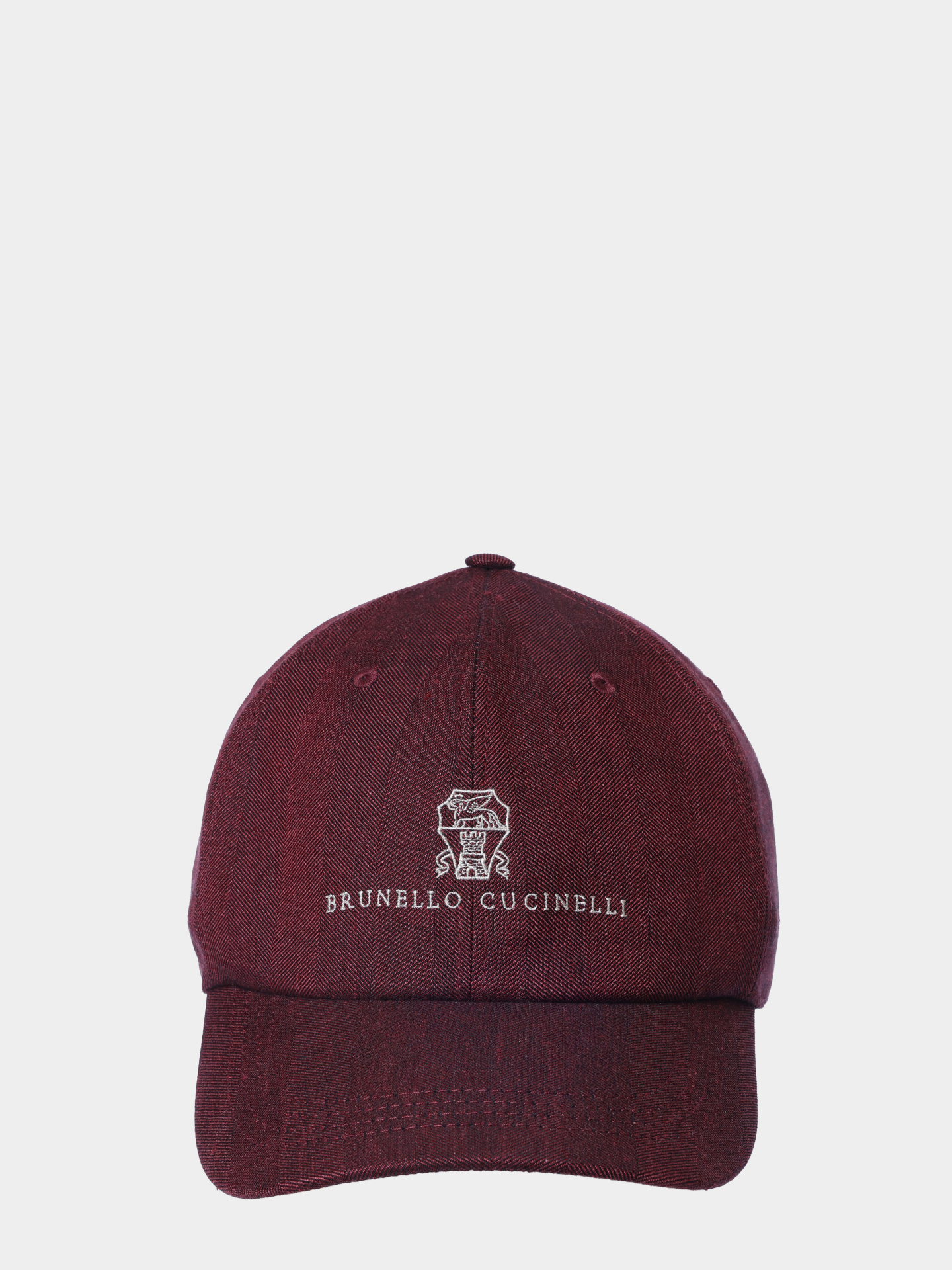 Бейсболка Brunello Cucinelli MZ4089850 CBZ18 бордовая мужская — купить в интернет-магазине Verdistore