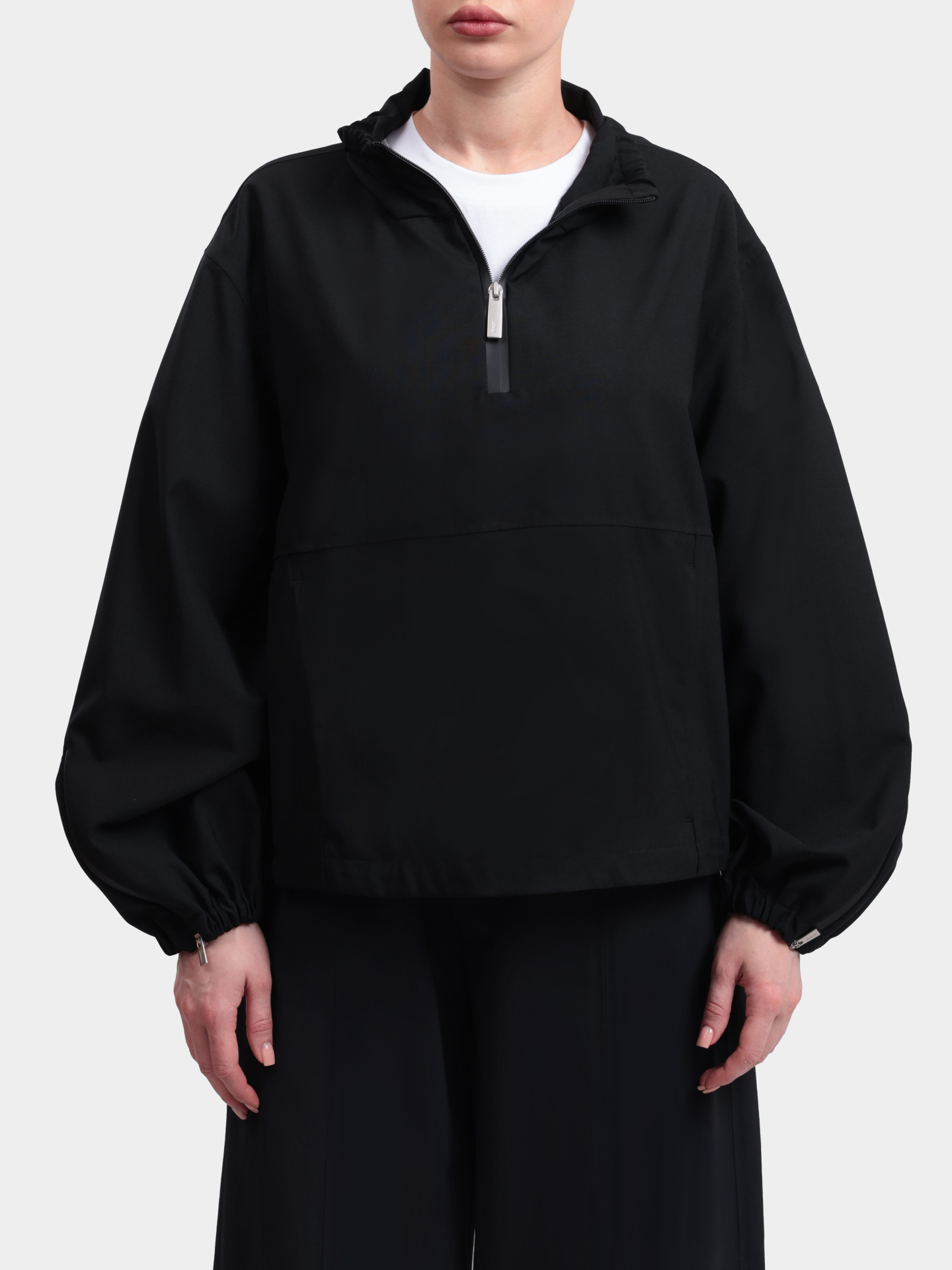 Анорак Herno Laminar GI00145DL 12847 9300 черный женский — купить в интернет-магазине Verdistore