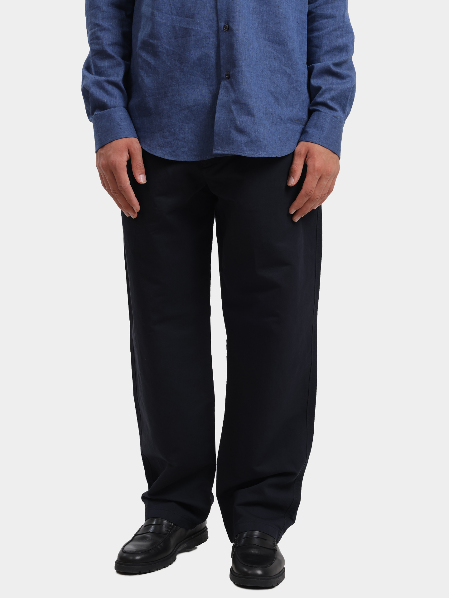 Брюки Emporio Armani 3D1PB6 1K2WZ 0920 темно-синие мужские — купить в интернет-магазине Verdistore
