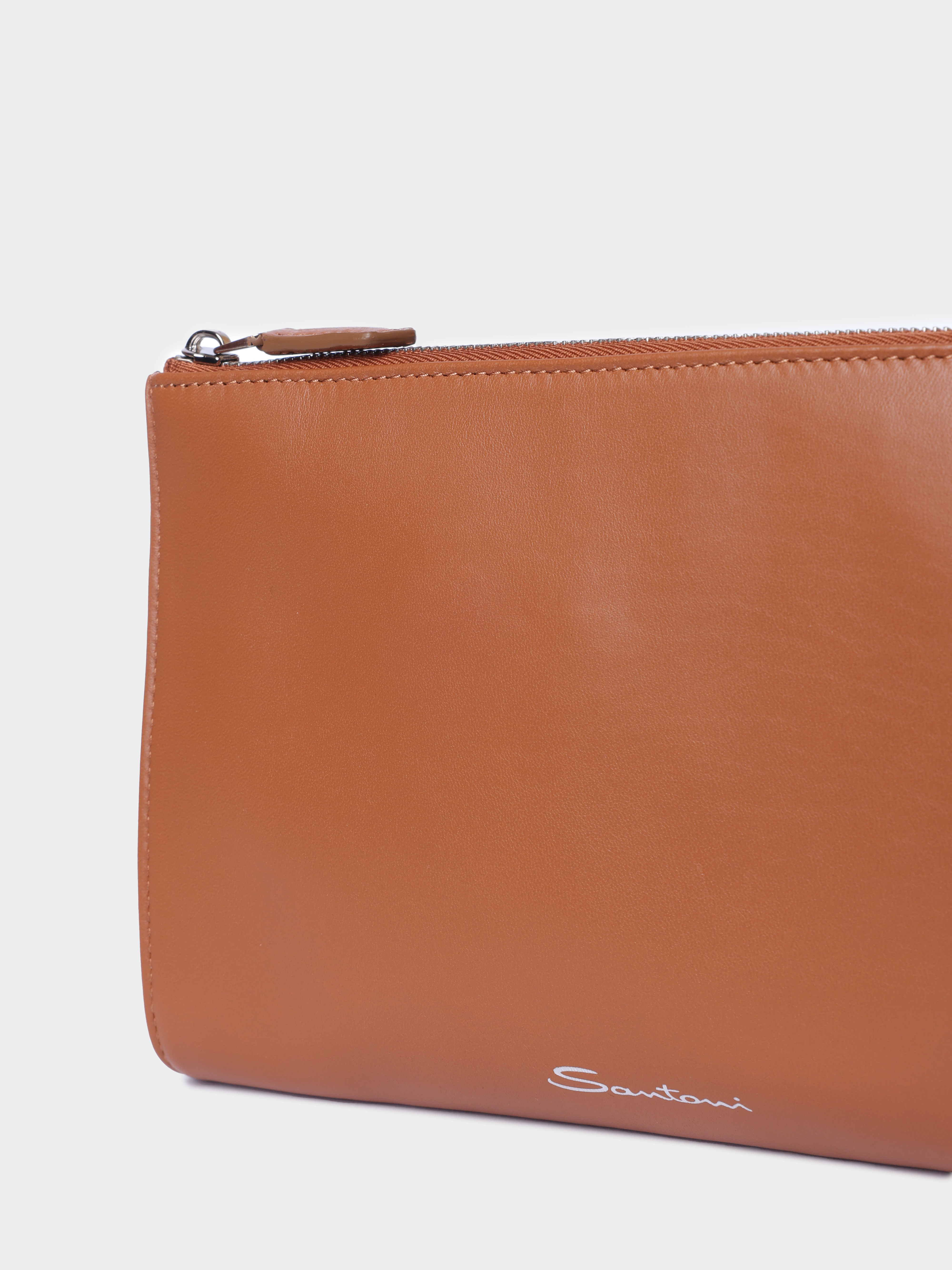 Клатч Santoni UFPGA2579FO-AUXUI00 кожаный женский — купить в интернет-магазине Verdistore
