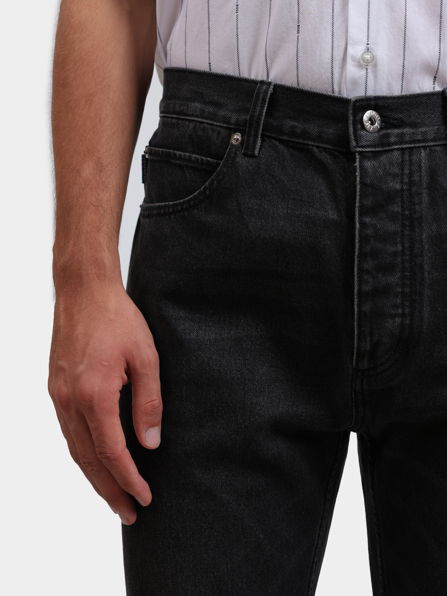 Джинсы Hugo 50511507 021 черные мужские — купить в интернет-магазине Verdistore