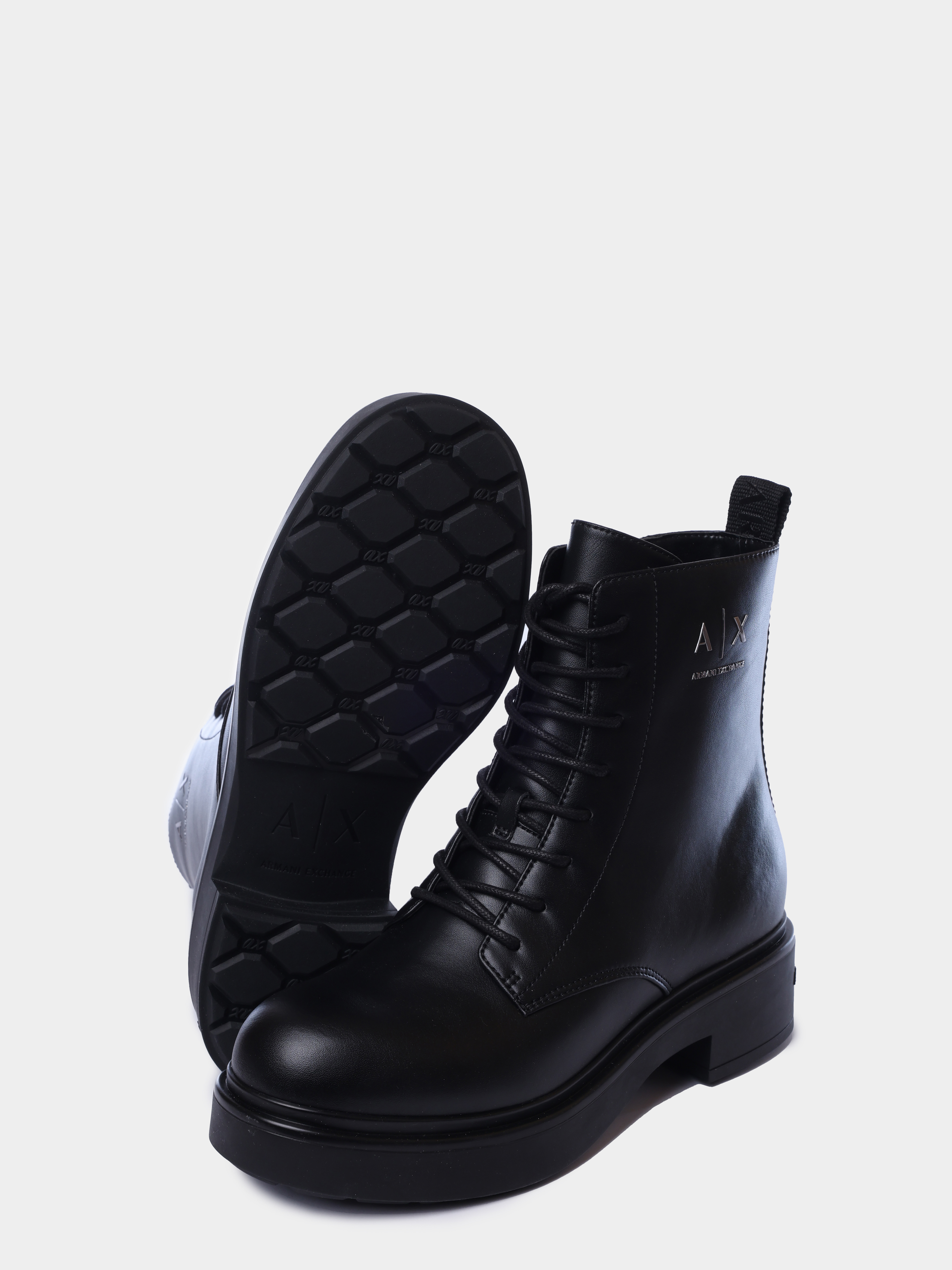 Ботинки Armani Exchange XW003090 AF11912 MZ715 черные женские — купить в интернет-магазине Verdistore