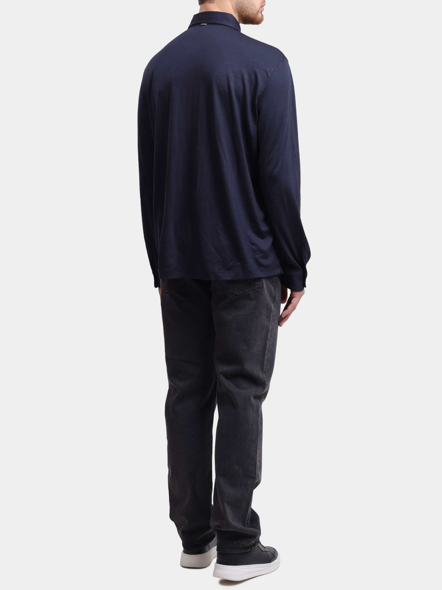 Поло Herno JPL0009UR 52068 9200 шерстяное мужское — купить в интернет-магазине Verdistore