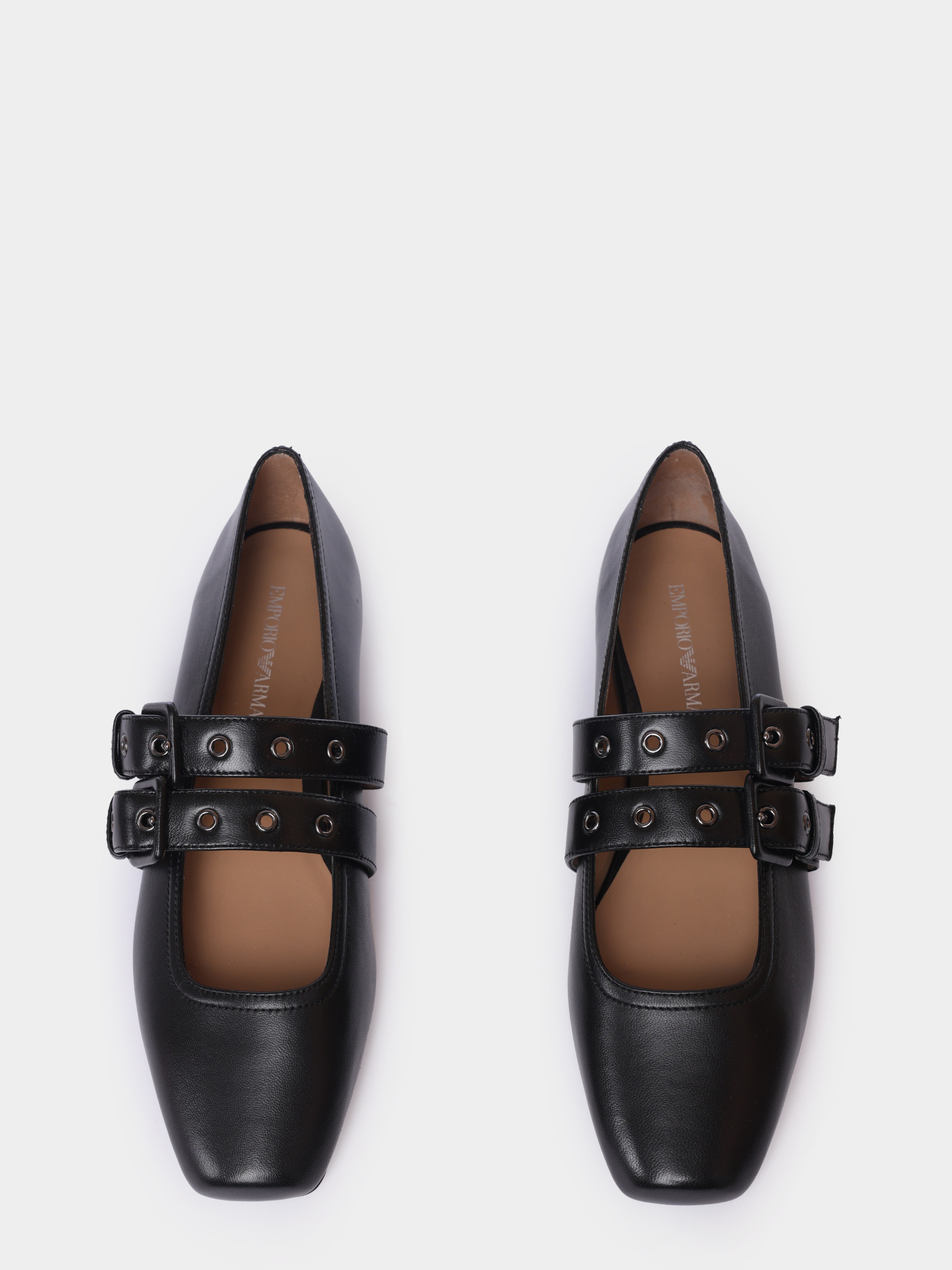 Балетки Emporio Armani EW002824 AF14915 UC001 кожаные женские — купить в интернет-магазине Verdistore