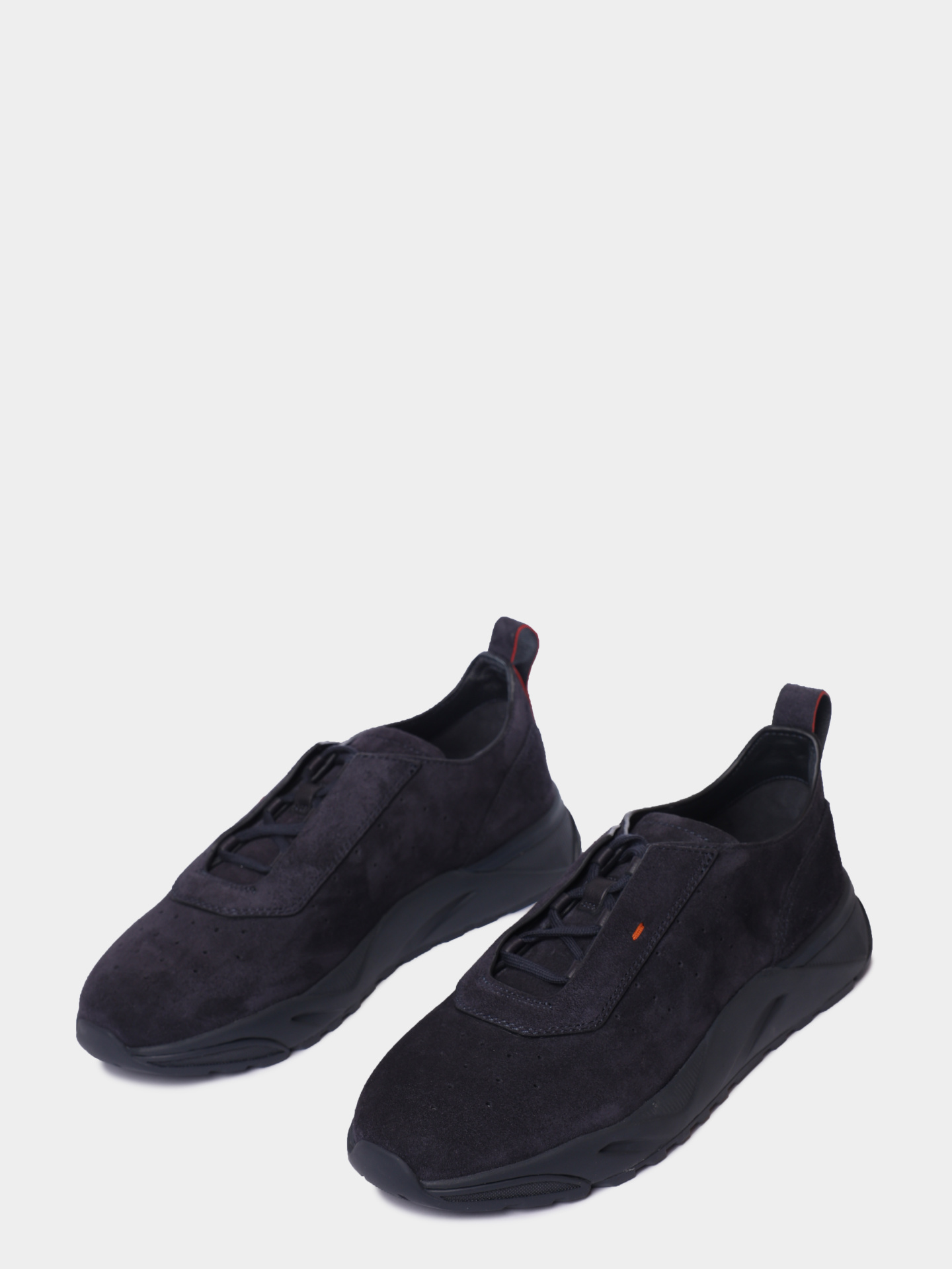 Кроссовки Santoni MBIG22032NOTTEATU60 замшевые мужские — купить в интернет-магазине Verdistore