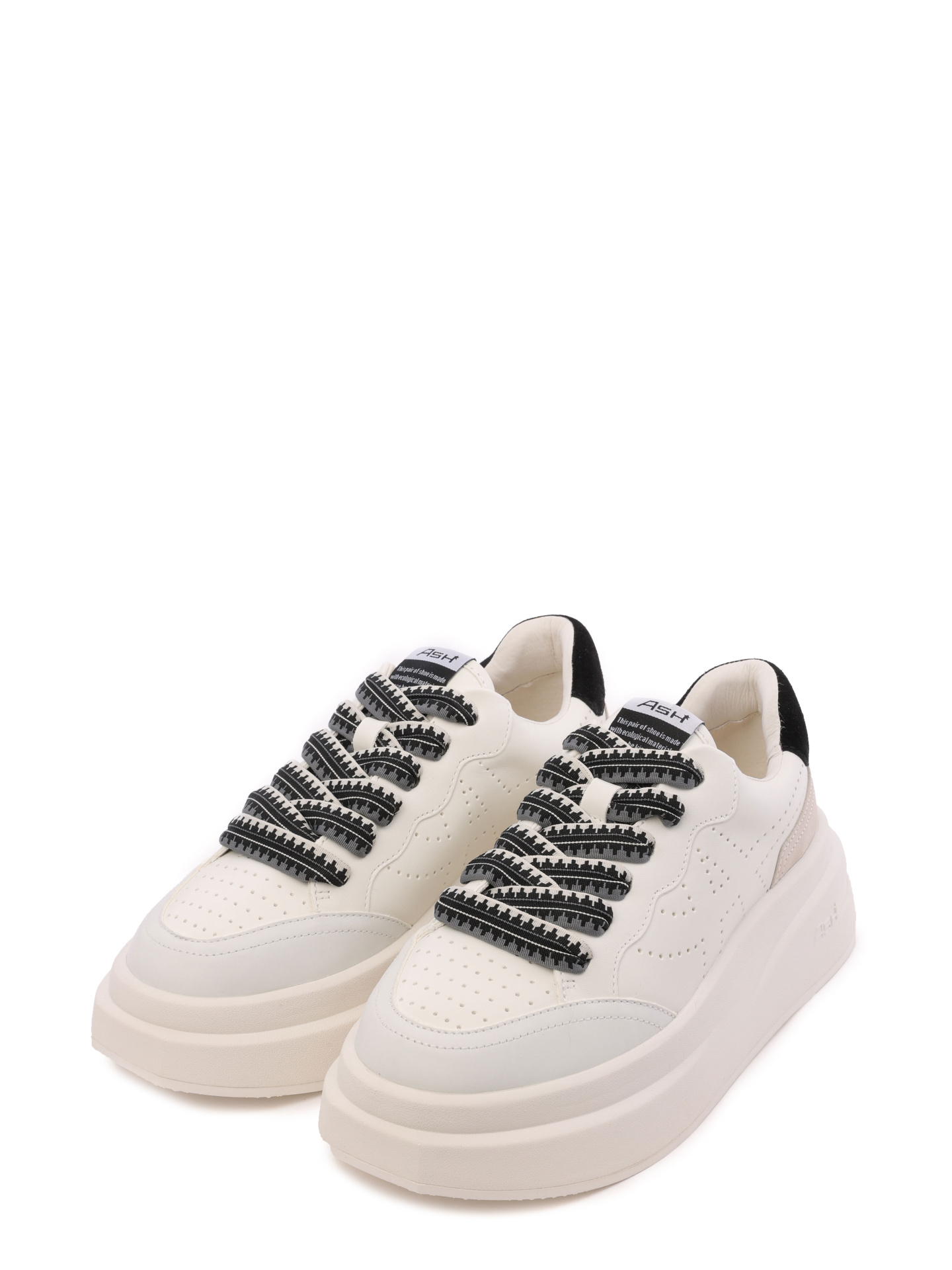 Кеды ASH 9AH.AH130626.K комбинированные женские на толстой подошве — купить в интернет-магазине Verdistore