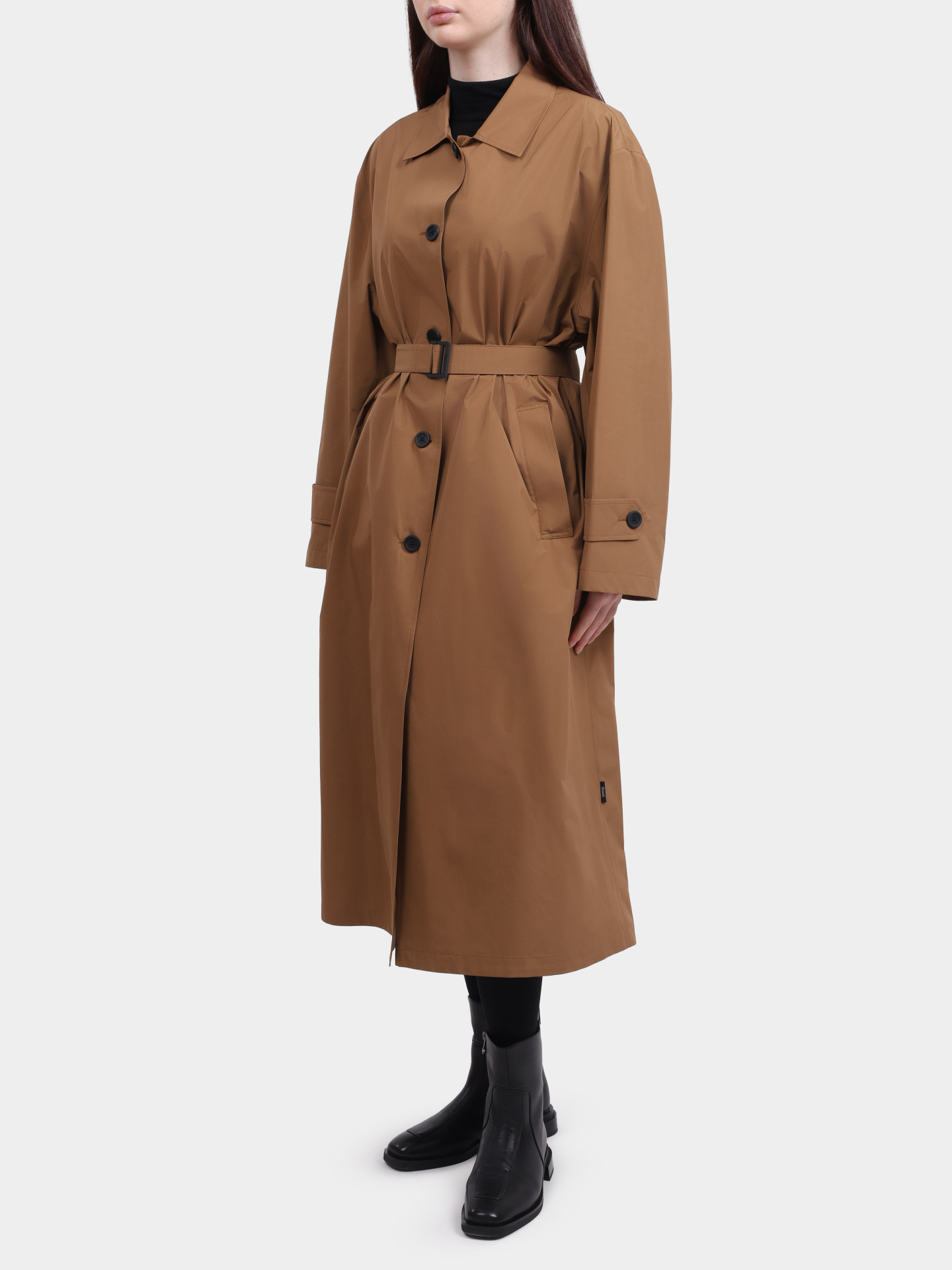 Тренч Herno IM00047DL 11124 8086 светло-коричневый женский — купить в интернет-магазине Verdistore