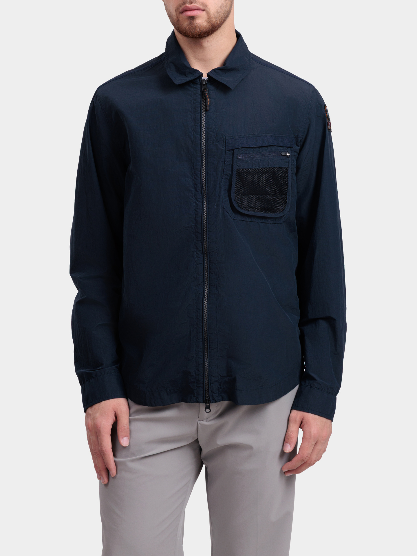 Куртка-рубашка Parajumpers SJ01 WYMOND 316 темно-синяя мужская на молнии — купить в интернет-магазине Verdistore