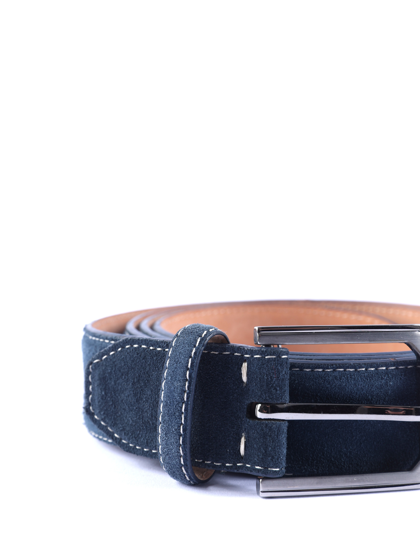 Ремень ARALDI ARU 4612/35 темно-синий мужской из замши — купить в интернет-магазине Verdistore