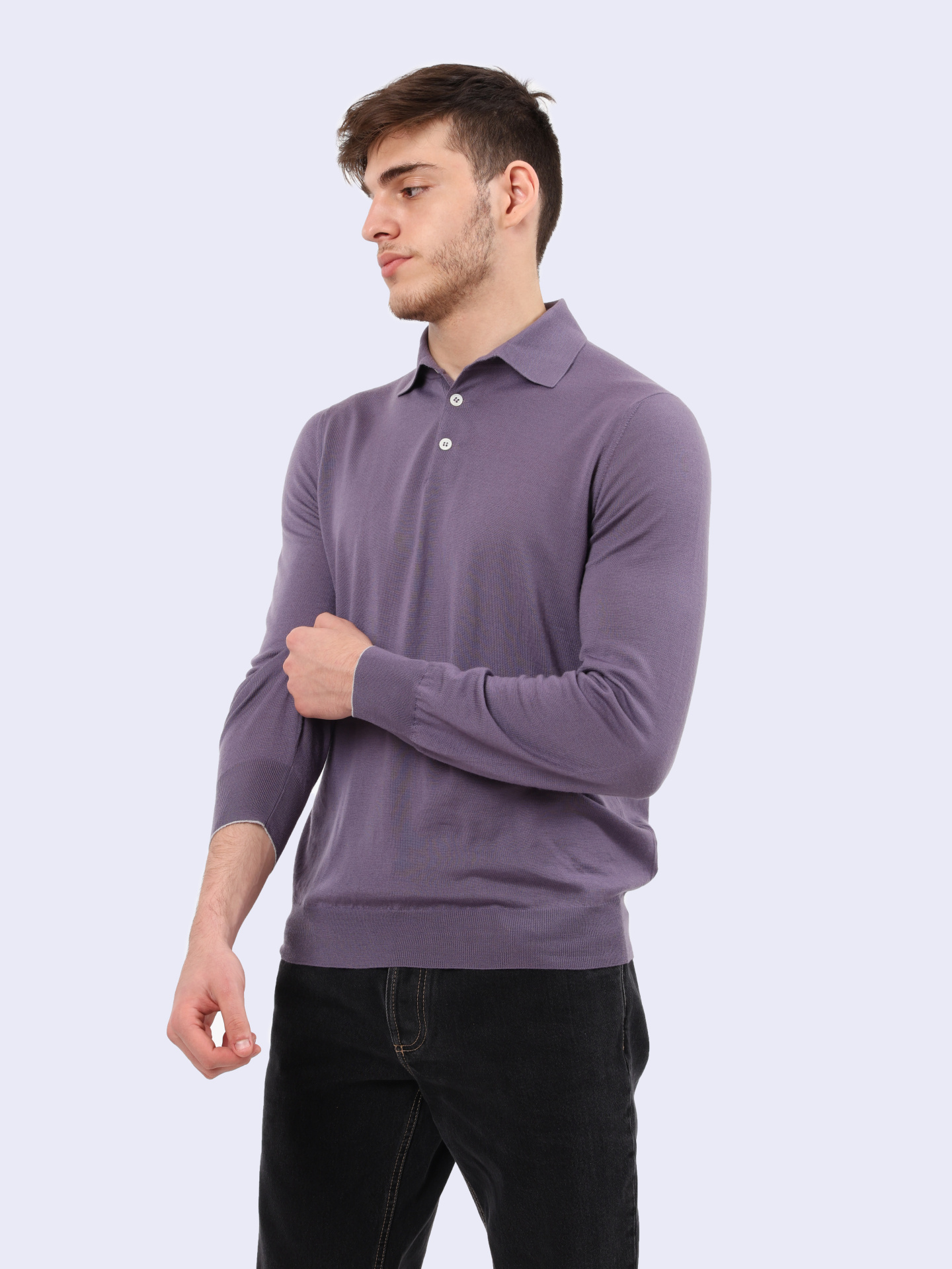 Свитер Brunello Cucinelli M2400295 C0F58 сиреневый мужской — купить в интернет-магазине Verdistore