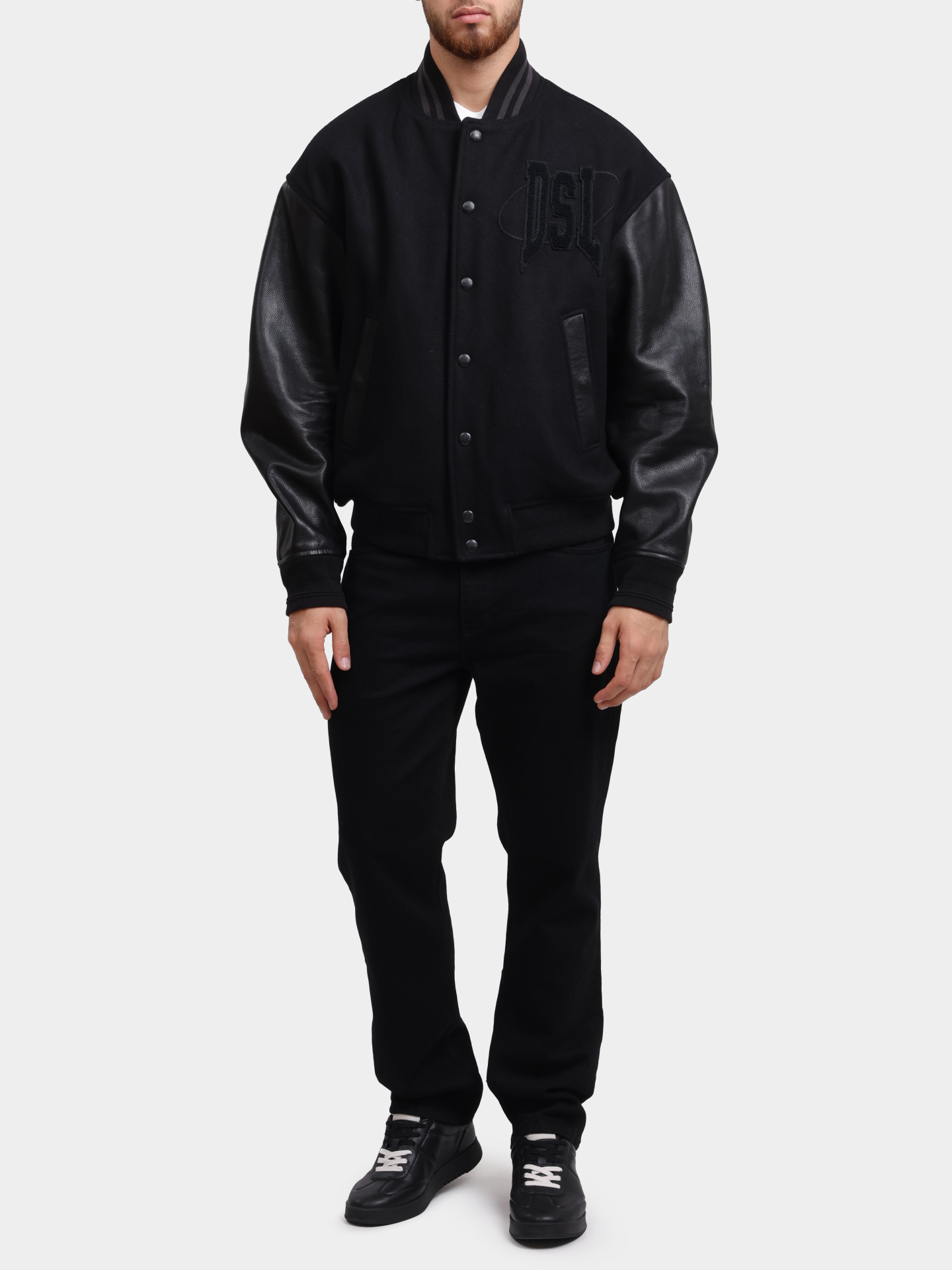 Бомбер Diesel A144140LHAL9XXA комбинированный мужской — купить в интернет-магазине Verdistore