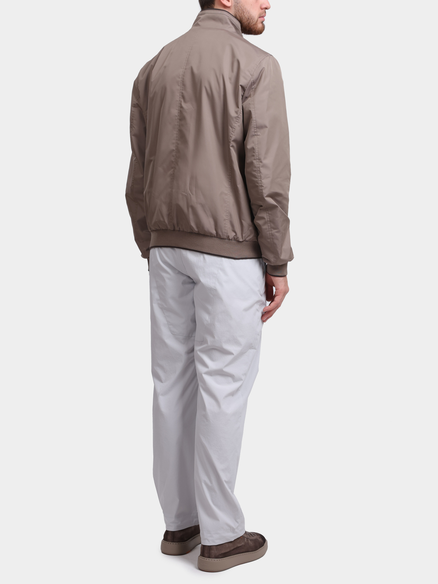 Бомбер MooRER MANETTI - WK бежевый на молнии мужской — купить в интернет-магазине Verdistore