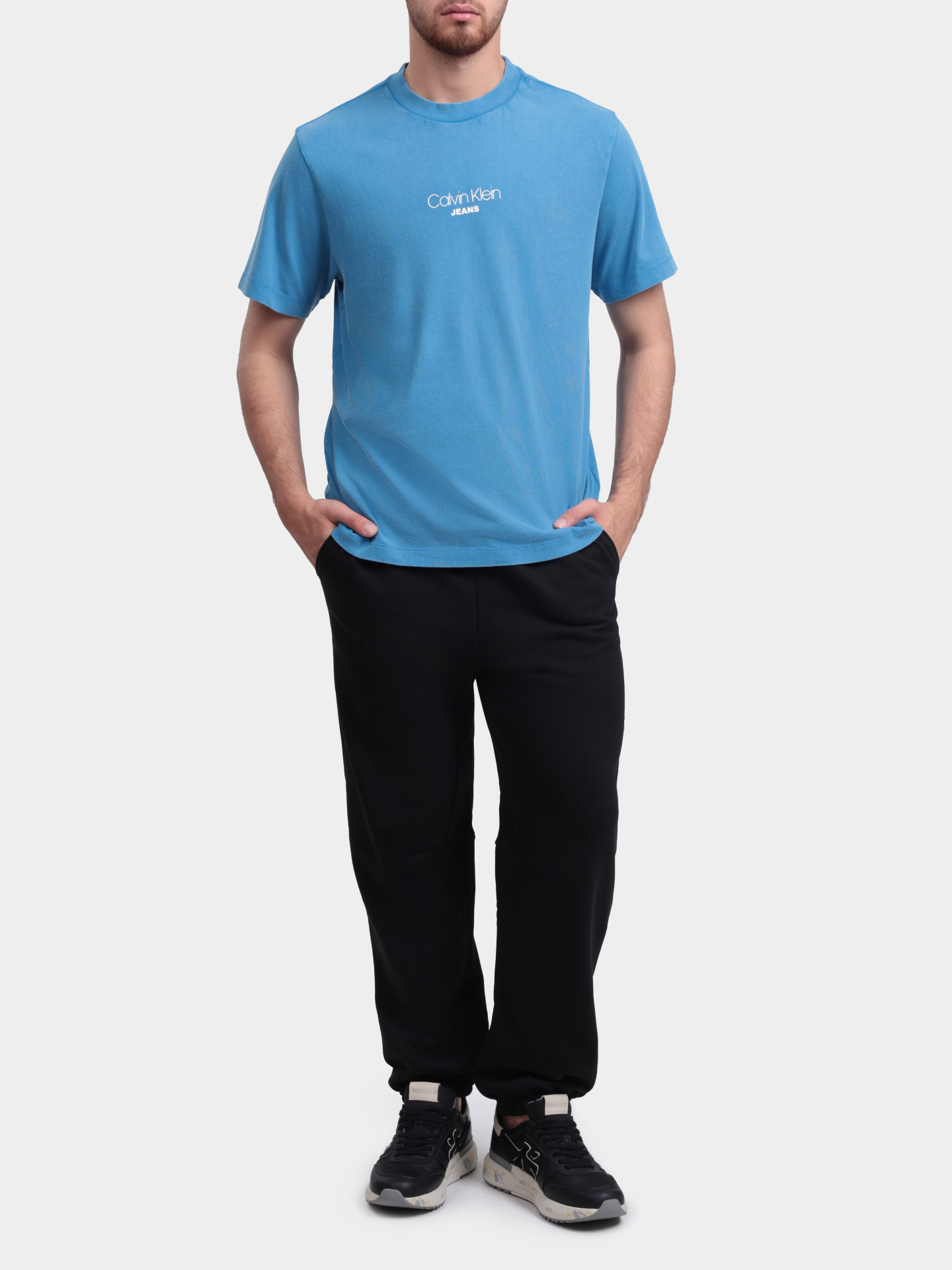 Футболка Calvin Klein Jeans LV04RB824G CFM хлопковая мужская — купить в интернет-магазине Verdistore