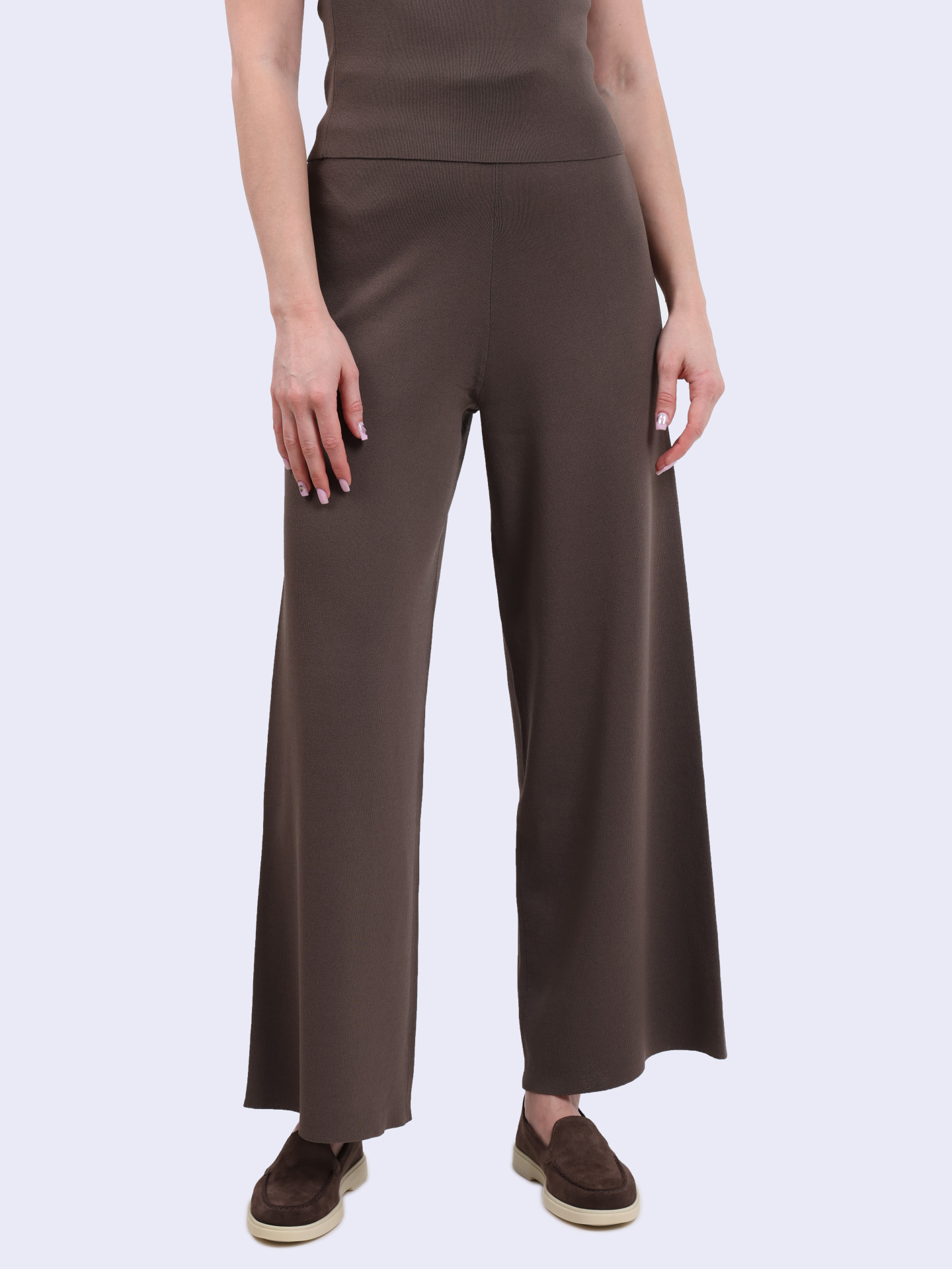 Брюки Alpha Studio AD-8341Q 2171 коричневые женские — купить в интернет-магазине Verdistore